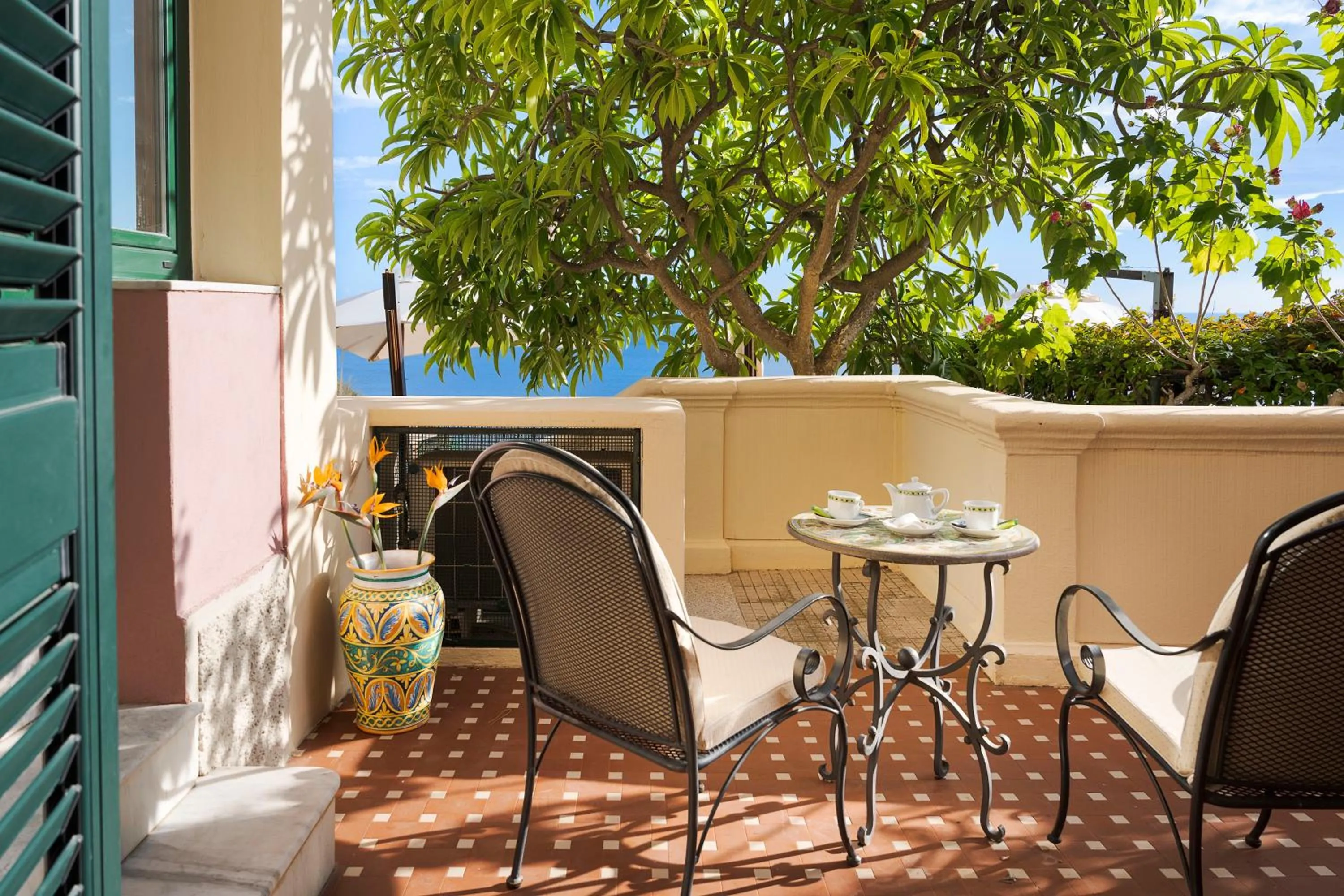 Patio in Hotel Villa Schuler