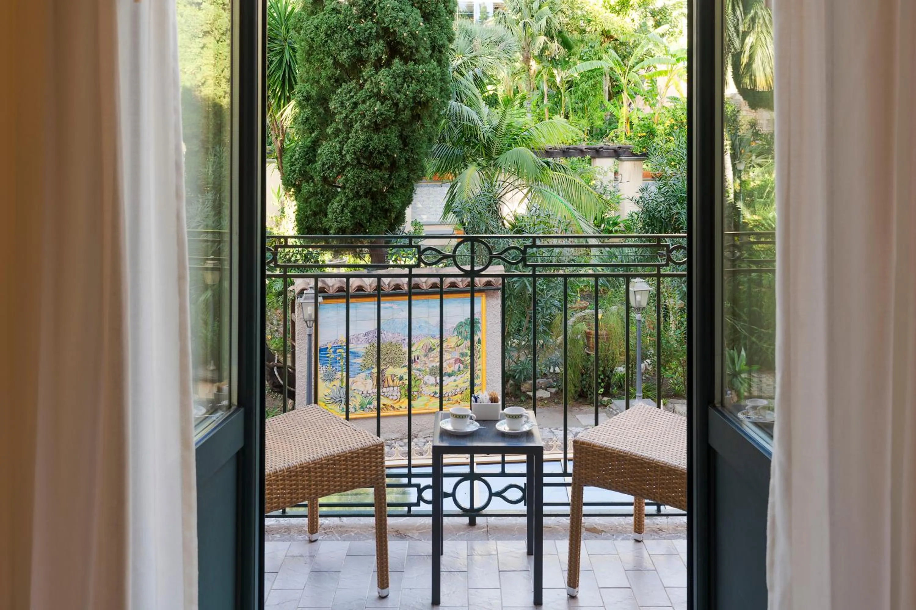 Balcony/Terrace in Hotel Villa Schuler