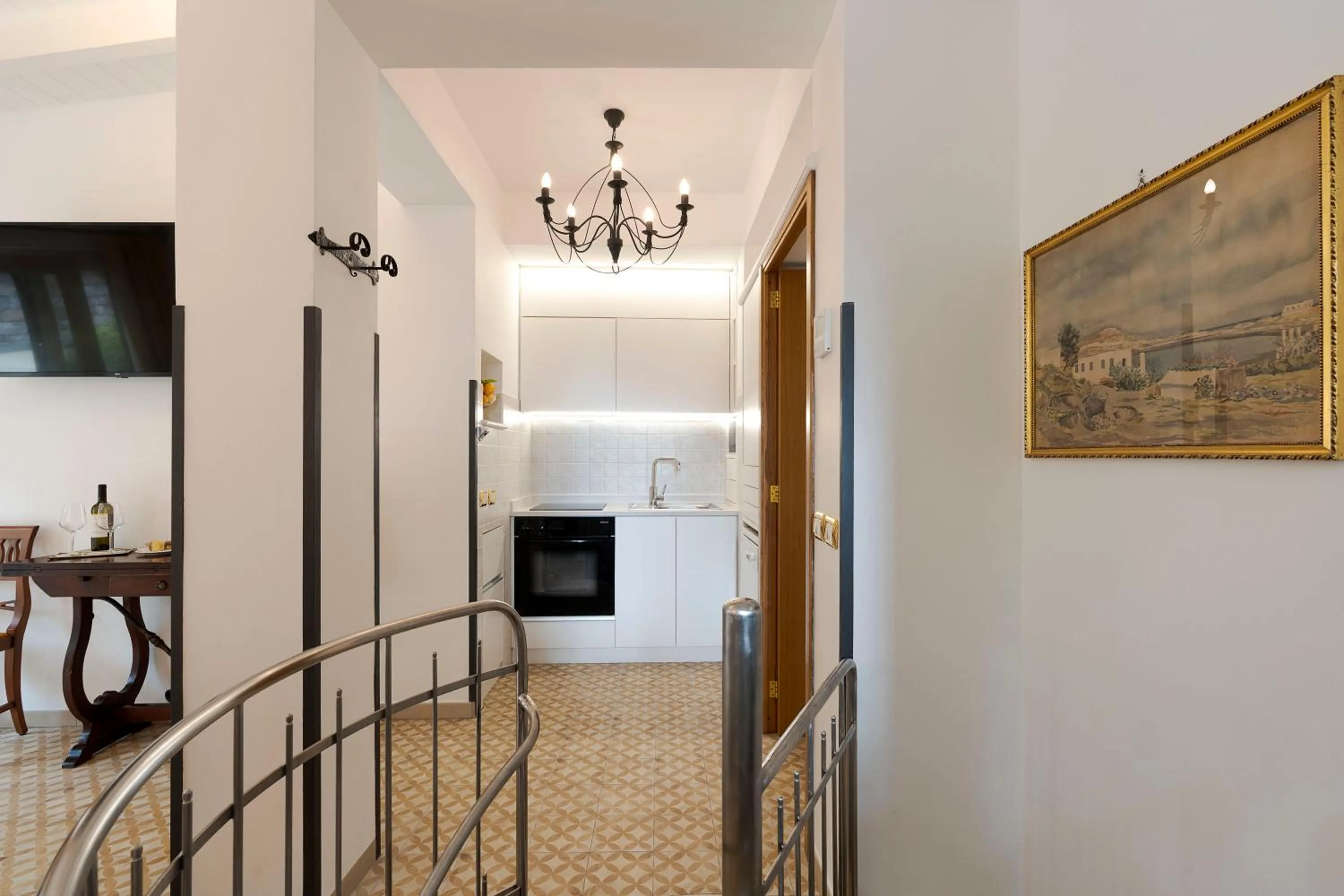 Kitchen or kitchenette in Hotel Villa Schuler