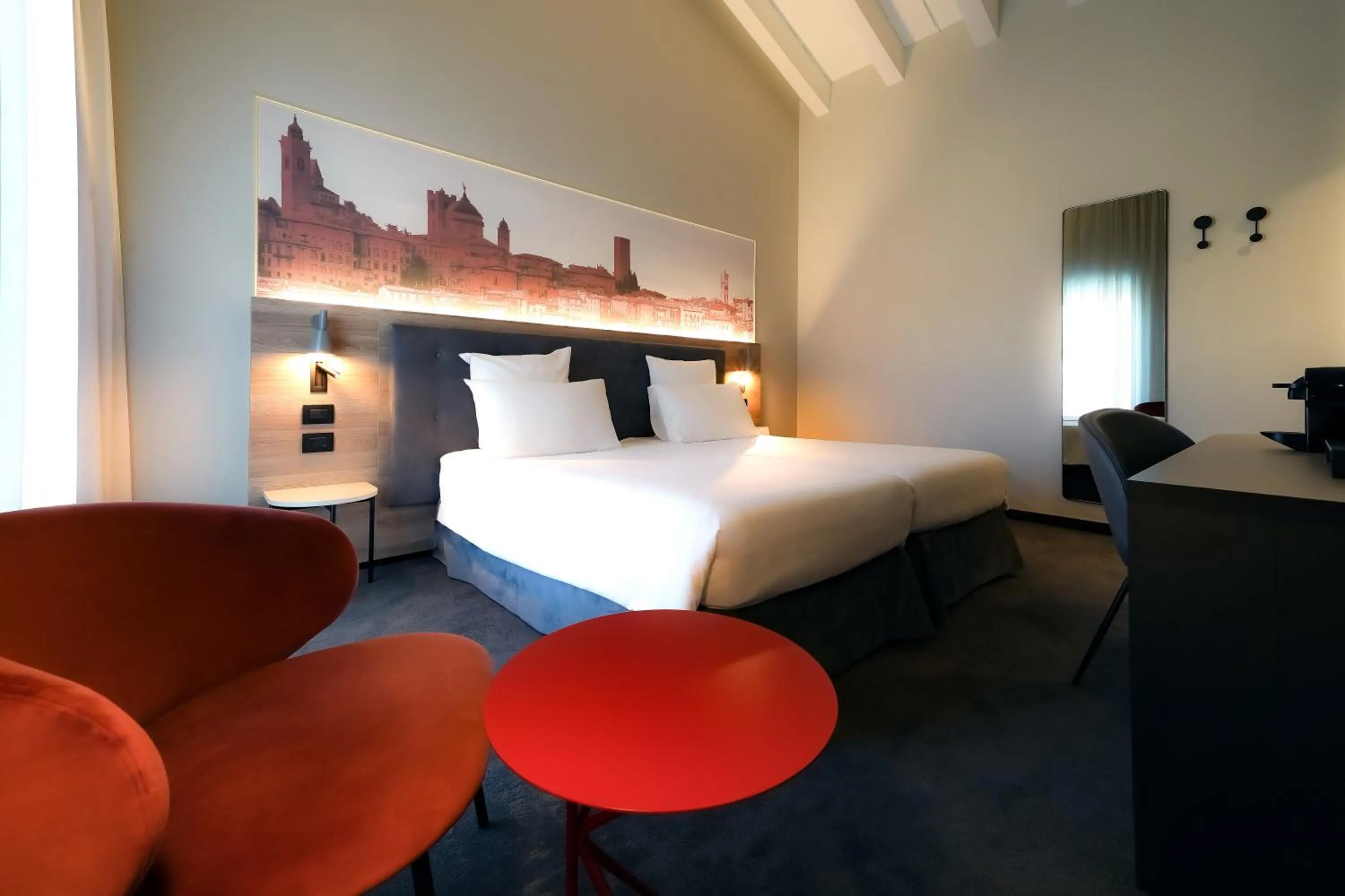 Bed in Mercure Bergamo Centro Palazzo Dolci