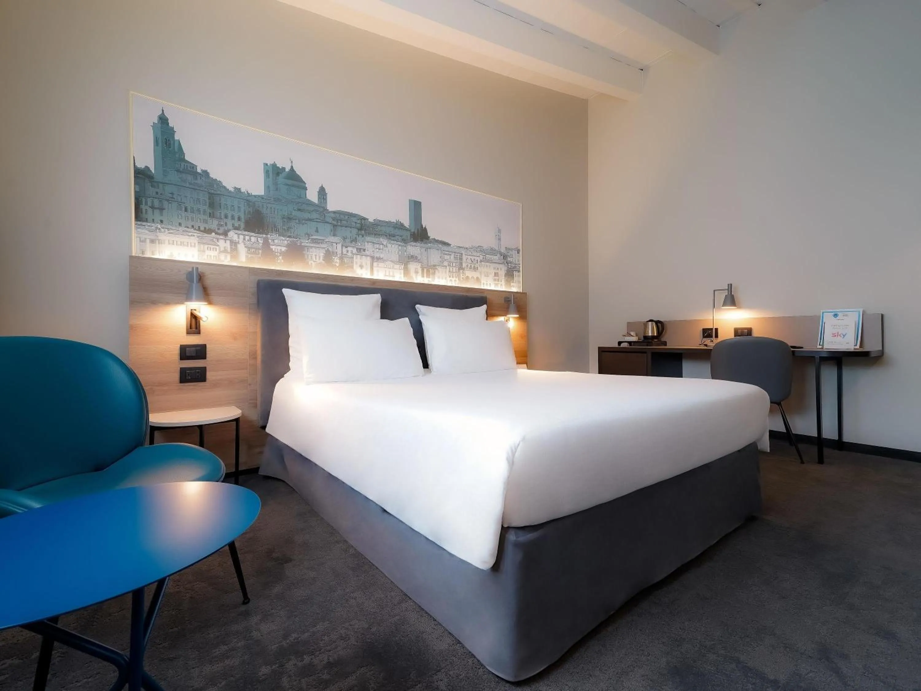 Bedroom, Bed in Mercure Bergamo Centro Palazzo Dolci