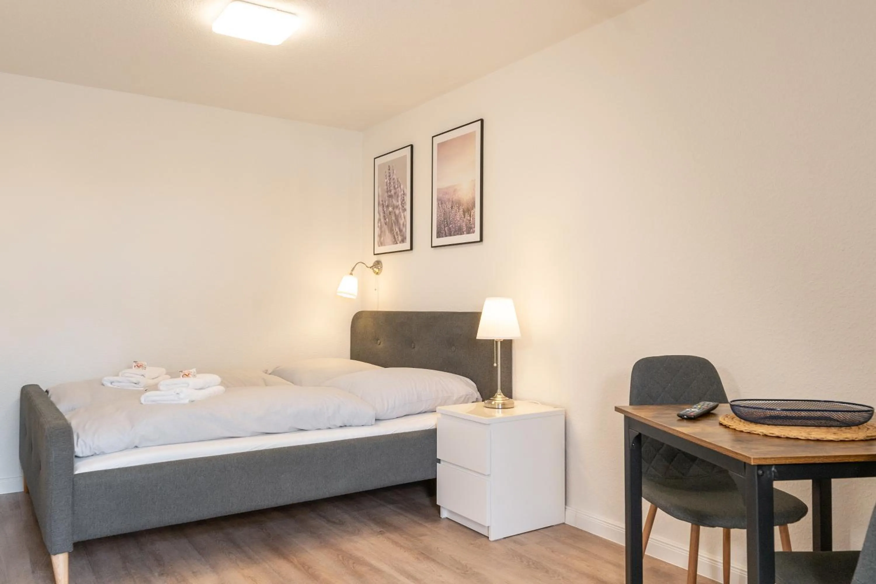 Bed in Landschaftliches Haus