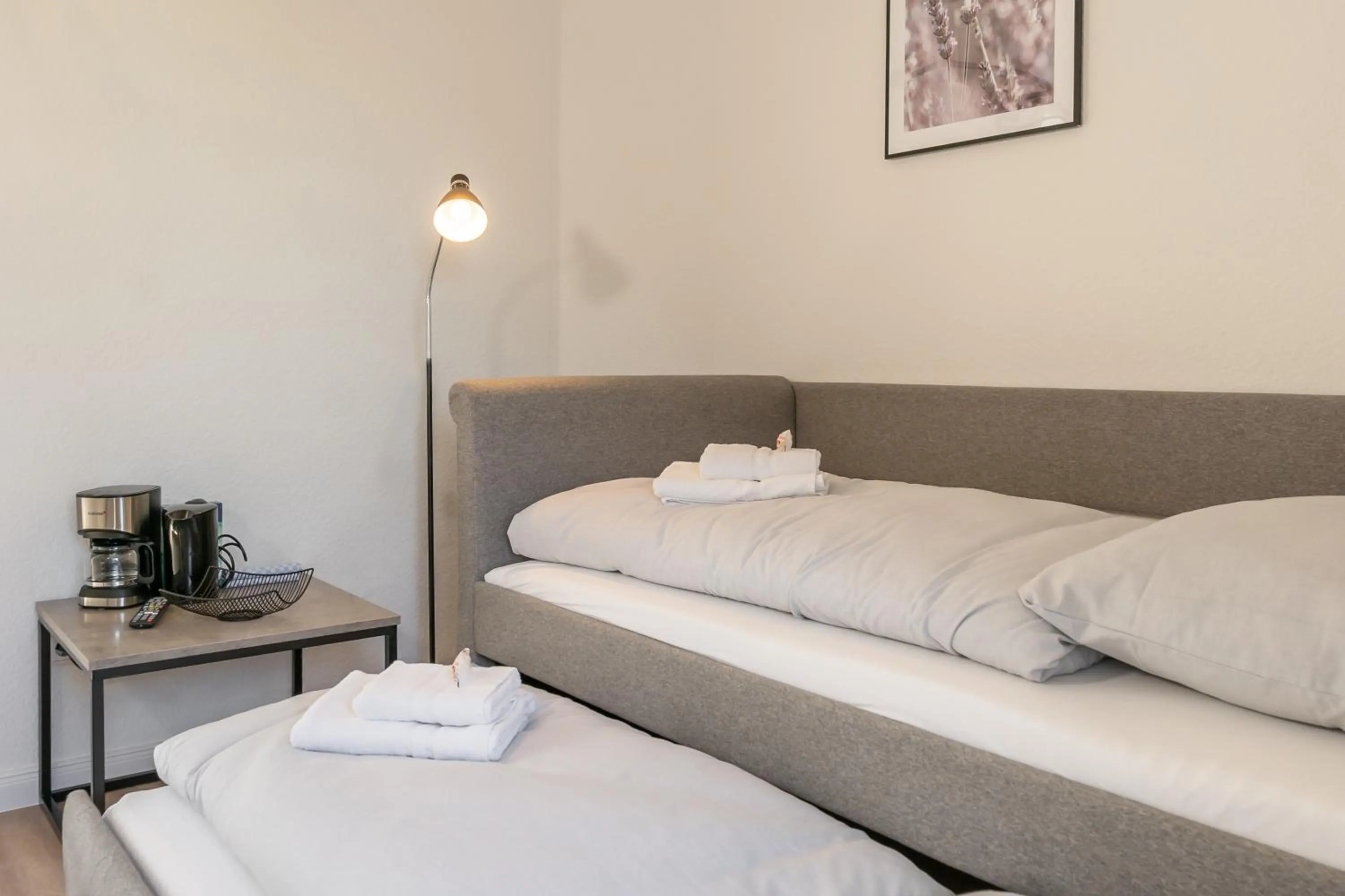 Bed in Landschaftliches Haus