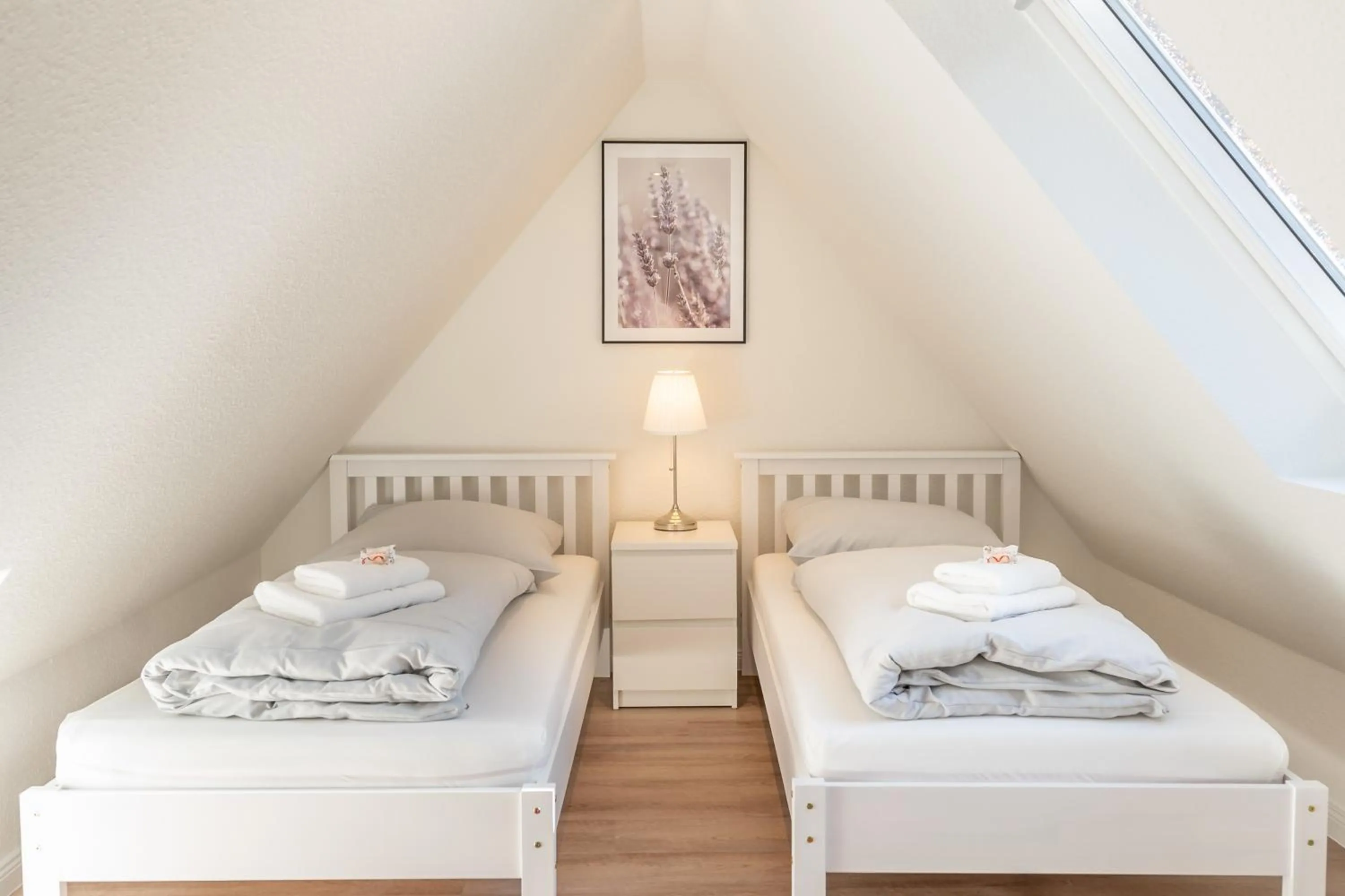 Bed in Landschaftliches Haus