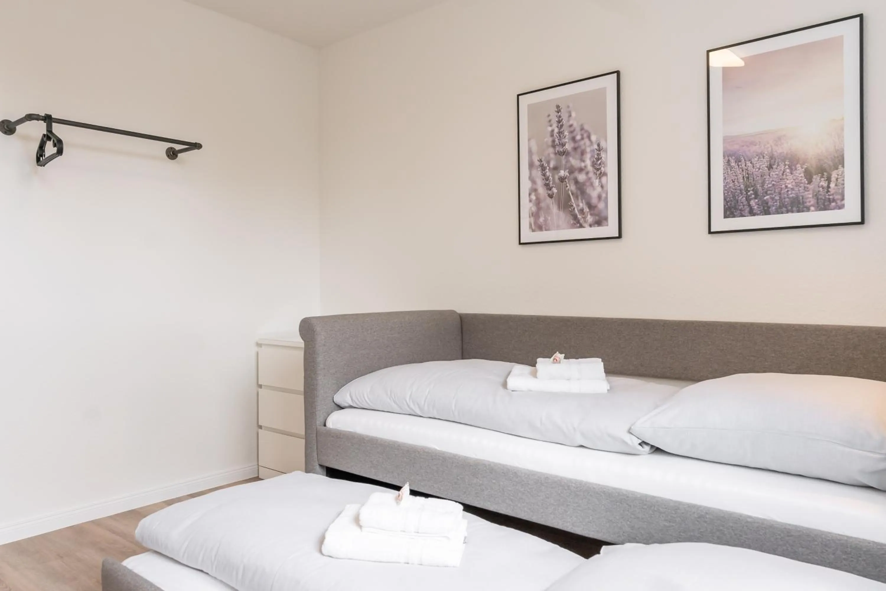 Bed in Landschaftliches Haus