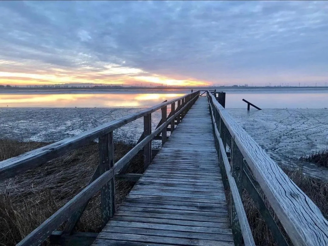 Sunrise in Landschaftliches Haus