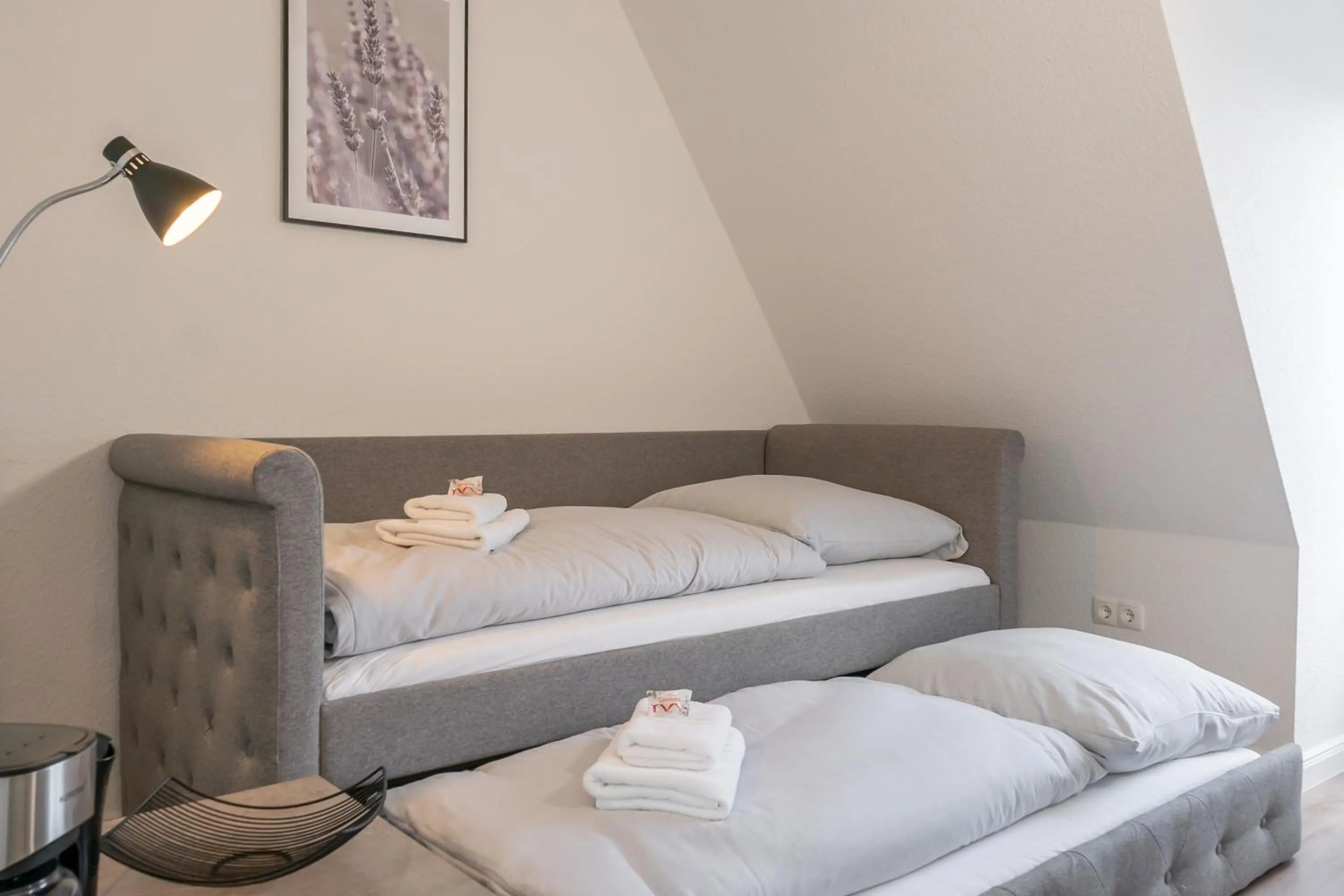 Bed in Landschaftliches Haus