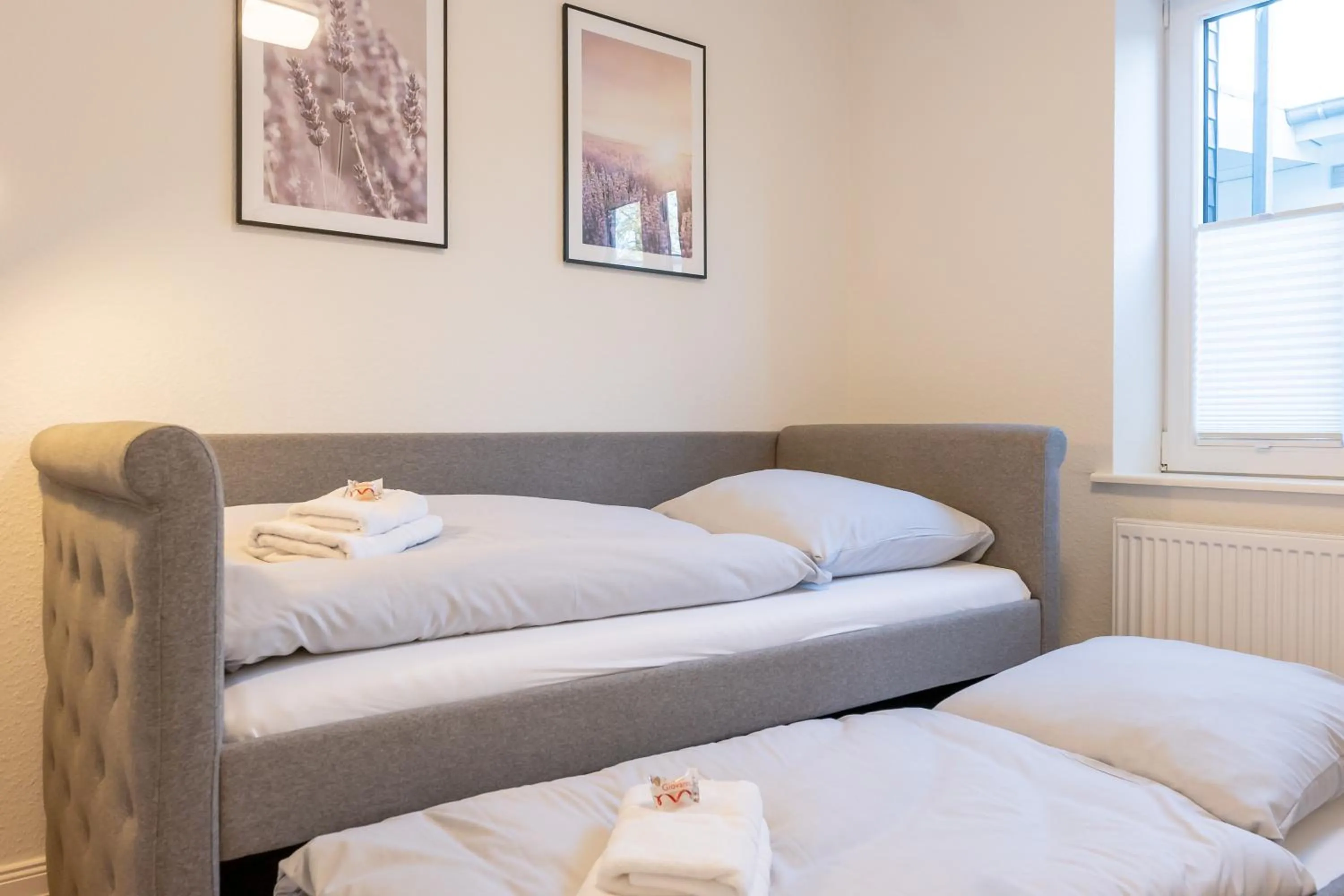 Bed in Landschaftliches Haus