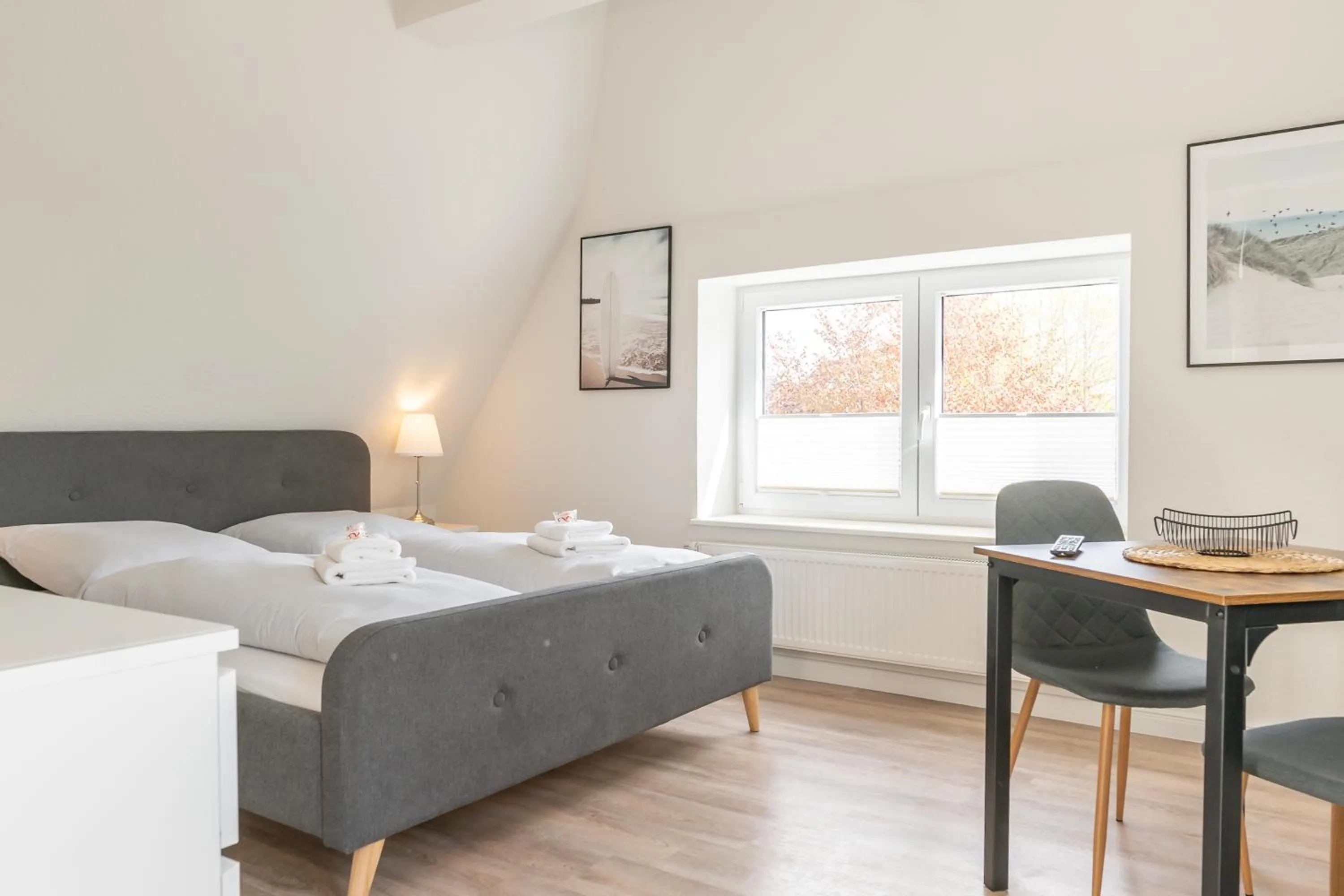 Bed in Landschaftliches Haus