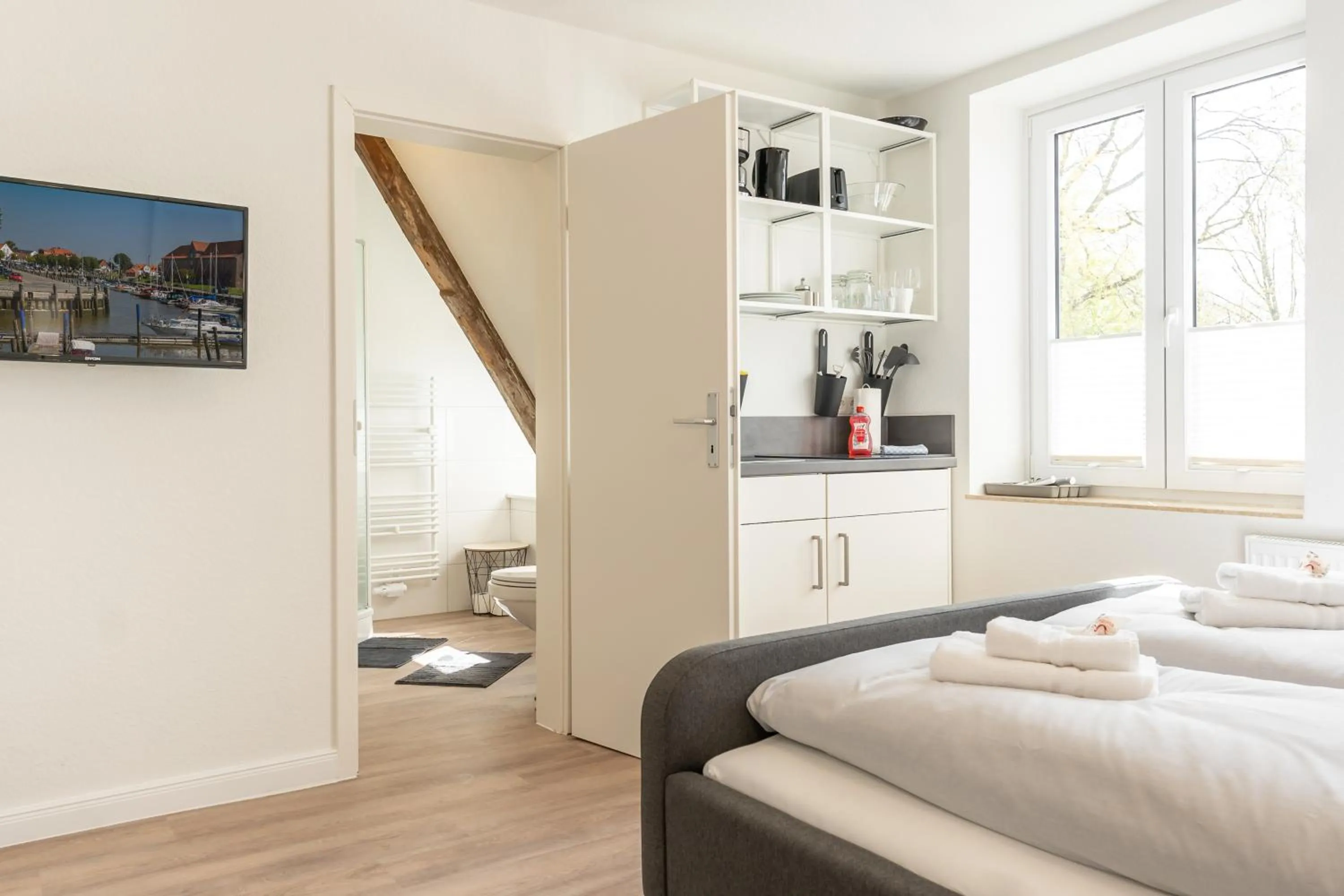 Photo of the whole room, Bed in Landschaftliches Haus