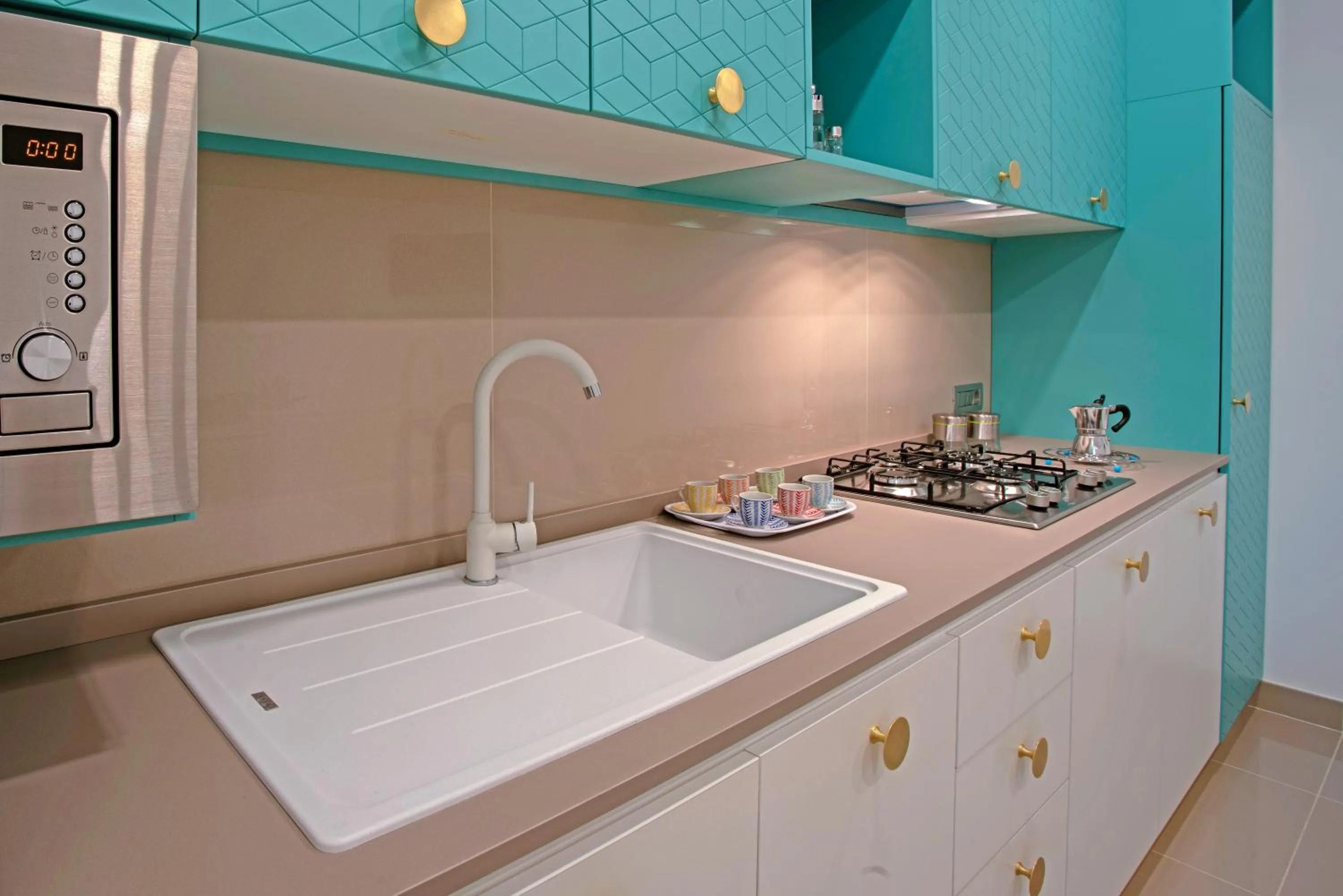 Kitchen or kitchenette in Charme en Bleu