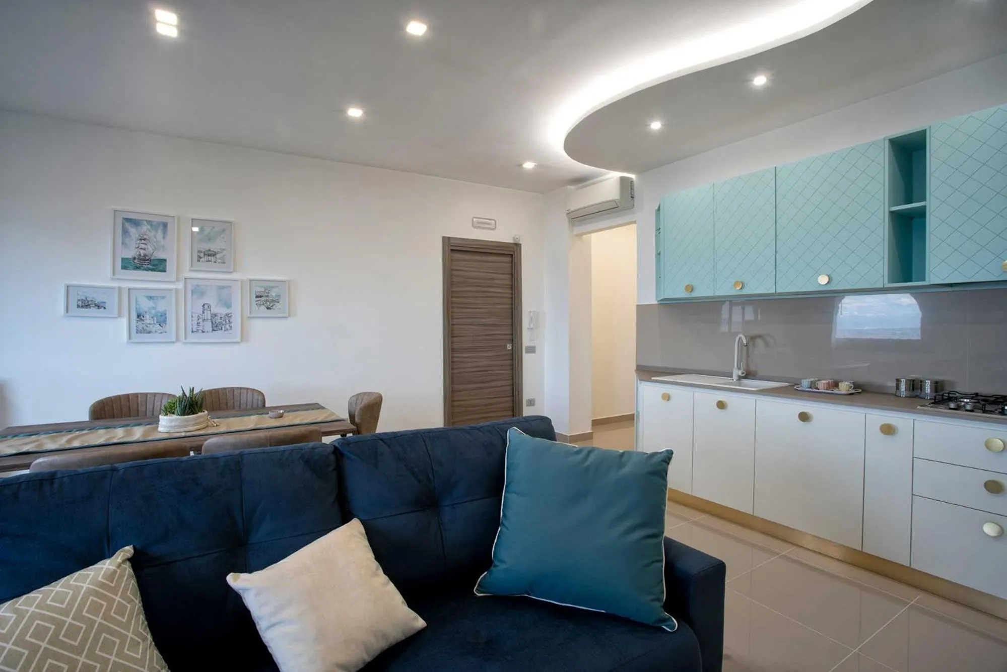 Kitchen or kitchenette in Charme en Bleu