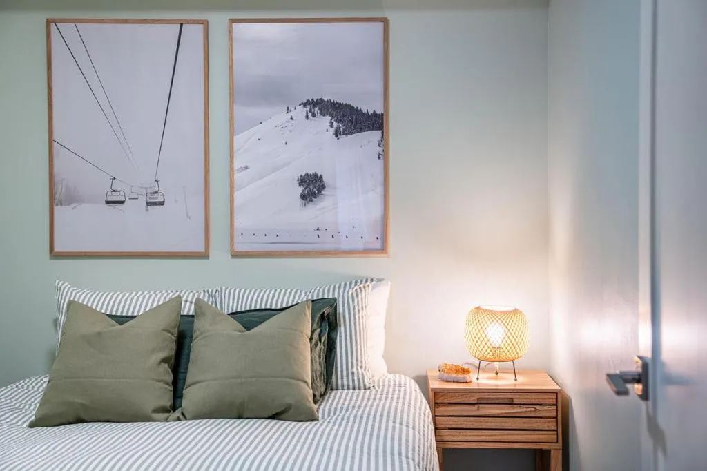 Bed in Powder Village Retreat by Revelstoke Vacations