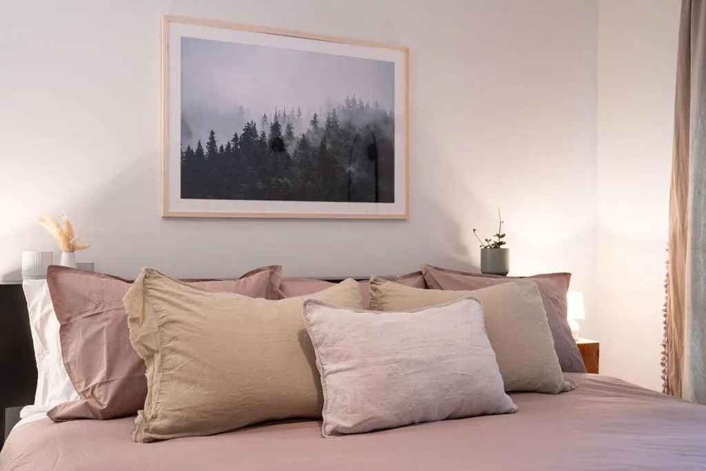 Bed in Powder Village Retreat by Revelstoke Vacations