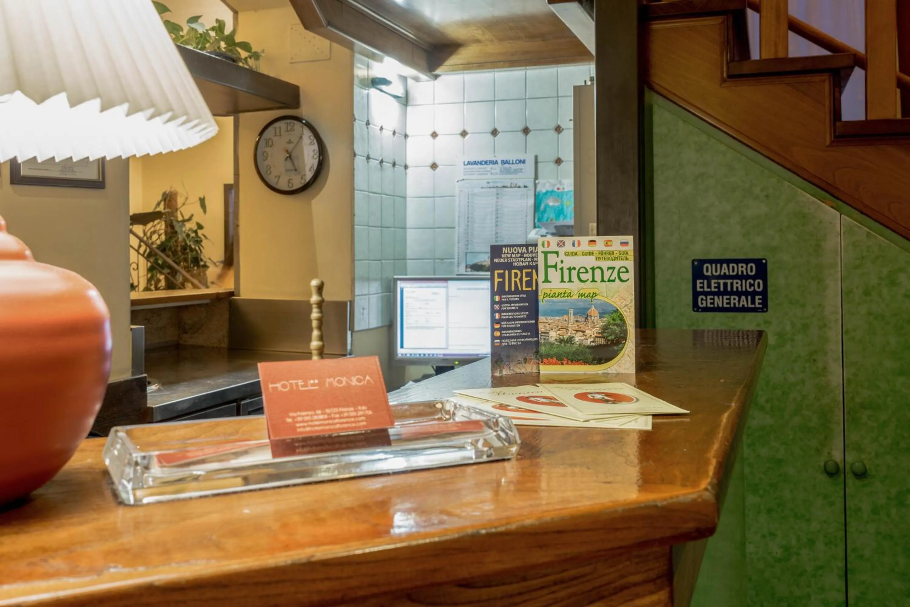 Lobby or reception in Hotel Monica