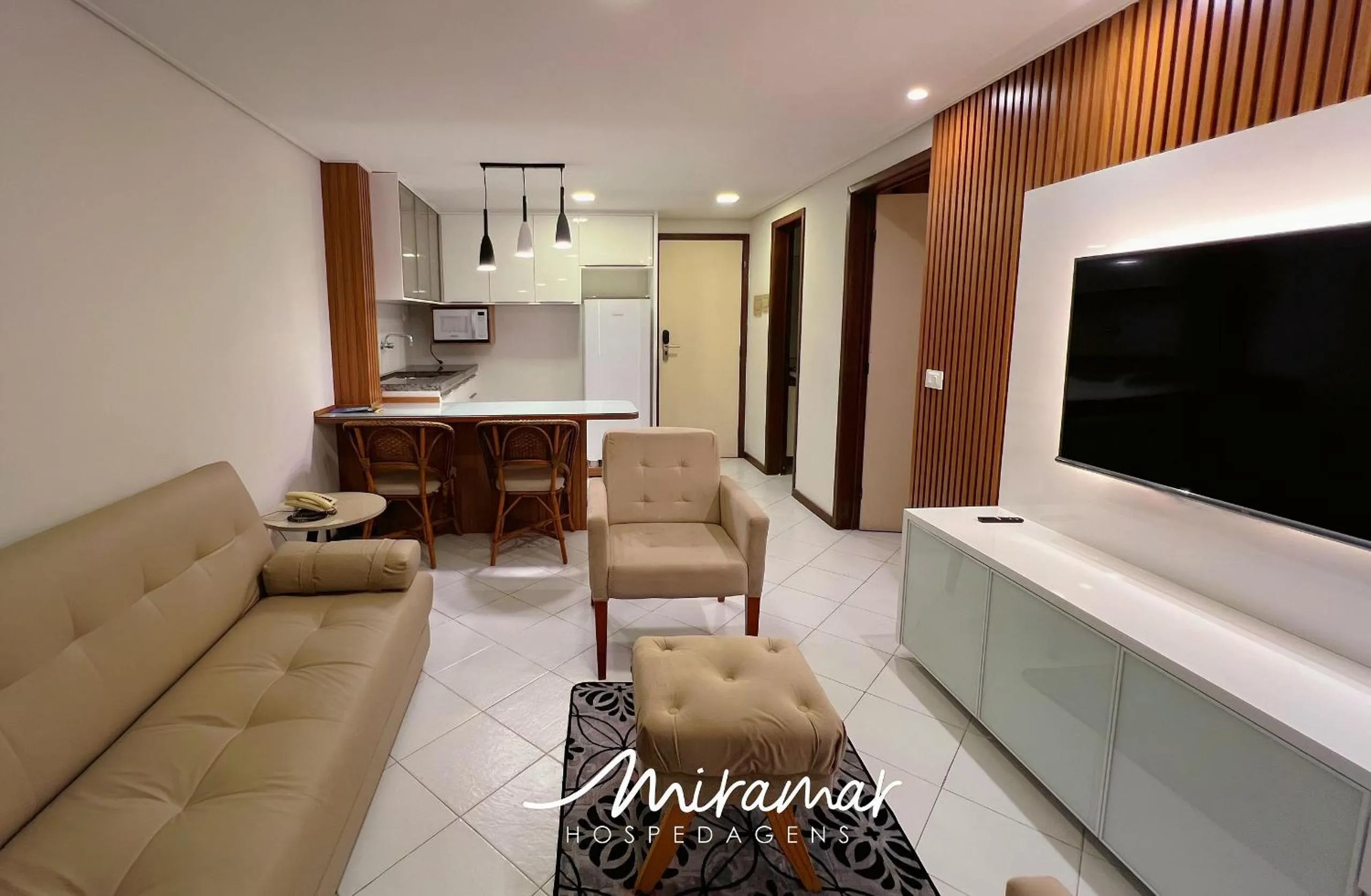 Living room in Ambassador Unidades Autônomas