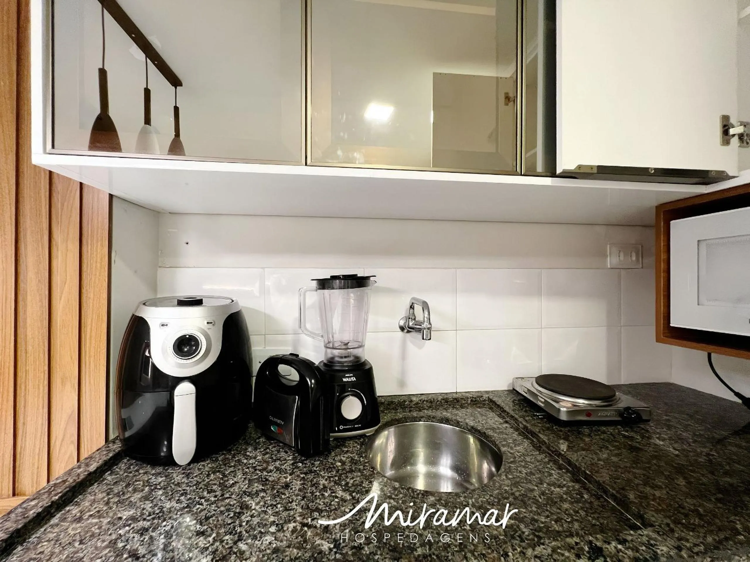 Kitchen or kitchenette in Ambassador Unidades Autônomas