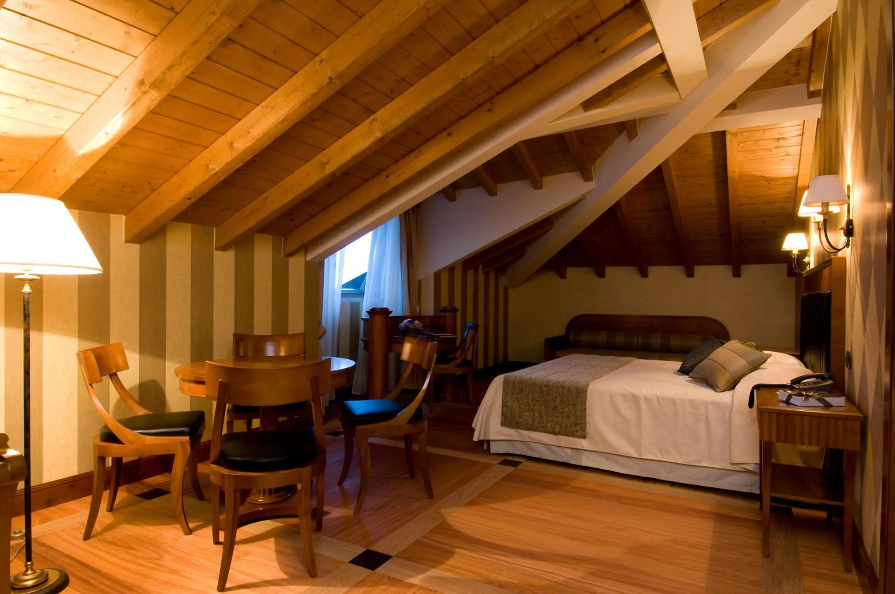 Bed in Hotel Villa Del Sogno