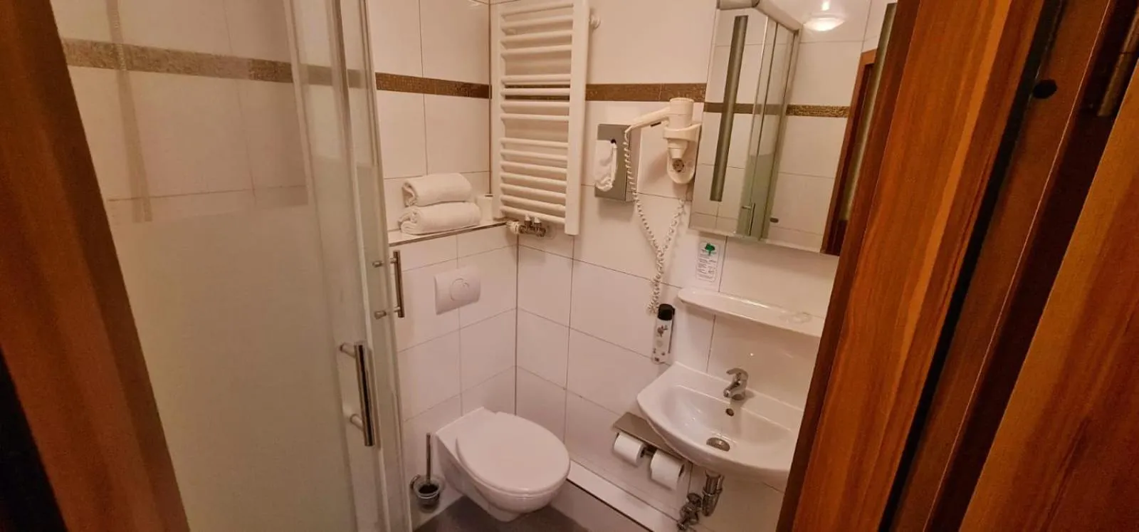 Shower in Hotel Frankfurt Messe