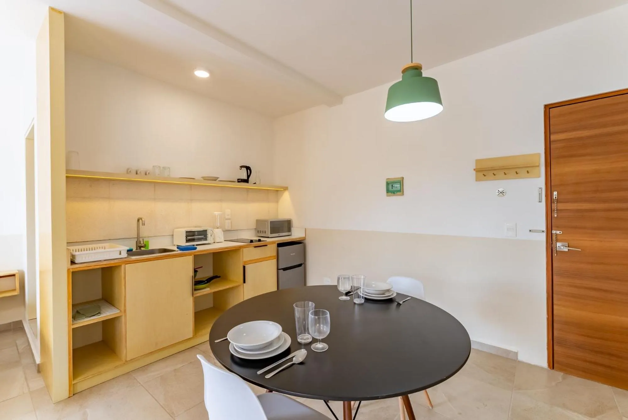 Kitchen or kitchenette in Bed Away Studios