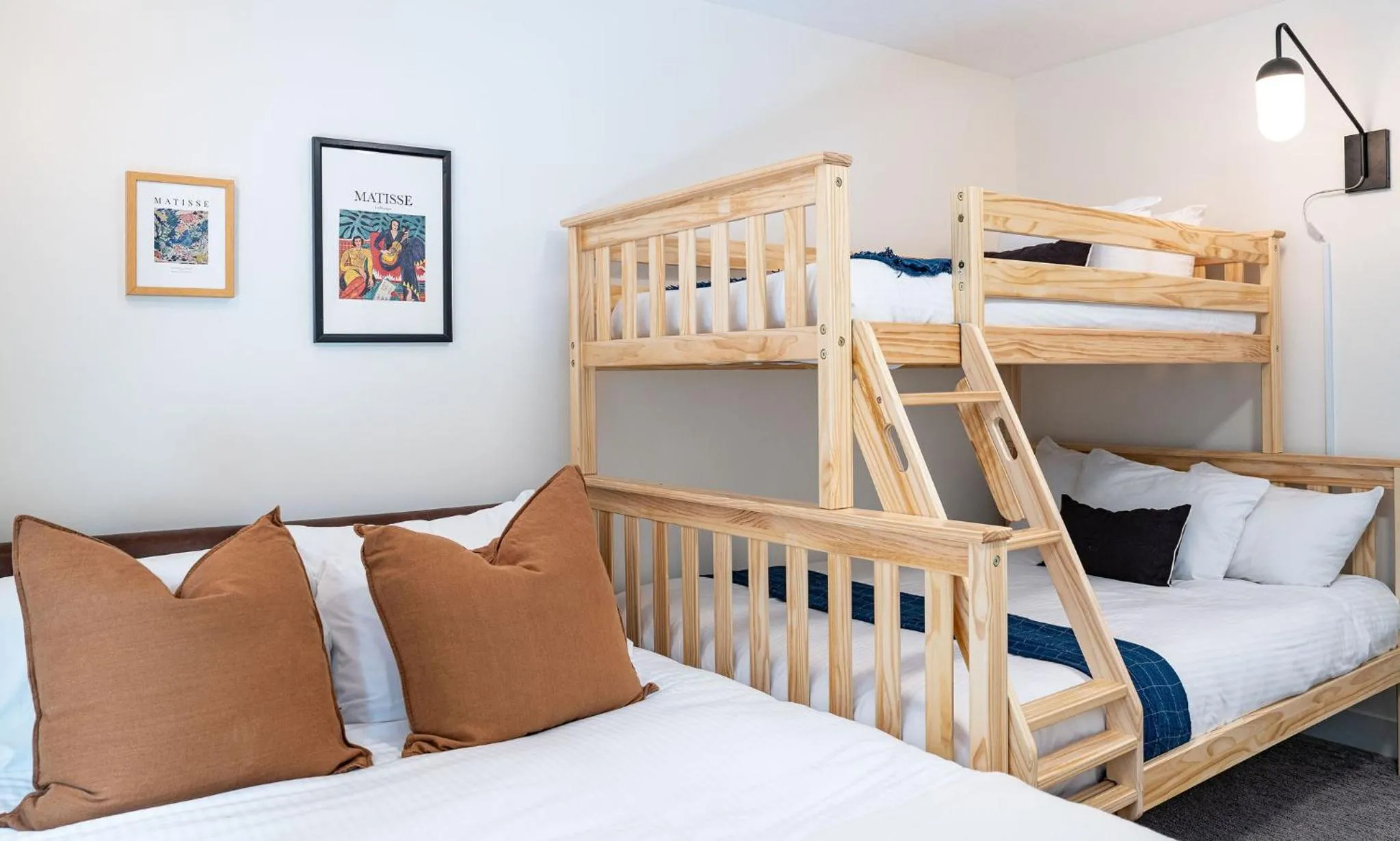 Bed in Revelation Retreat by Revelstoke Vacations