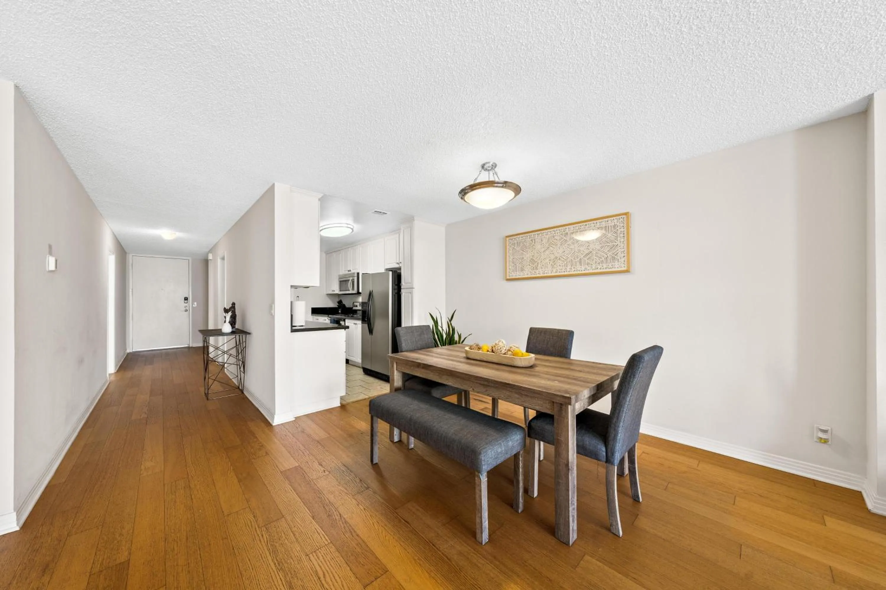 Dining area in The tulip Marina Highrise with ocean view