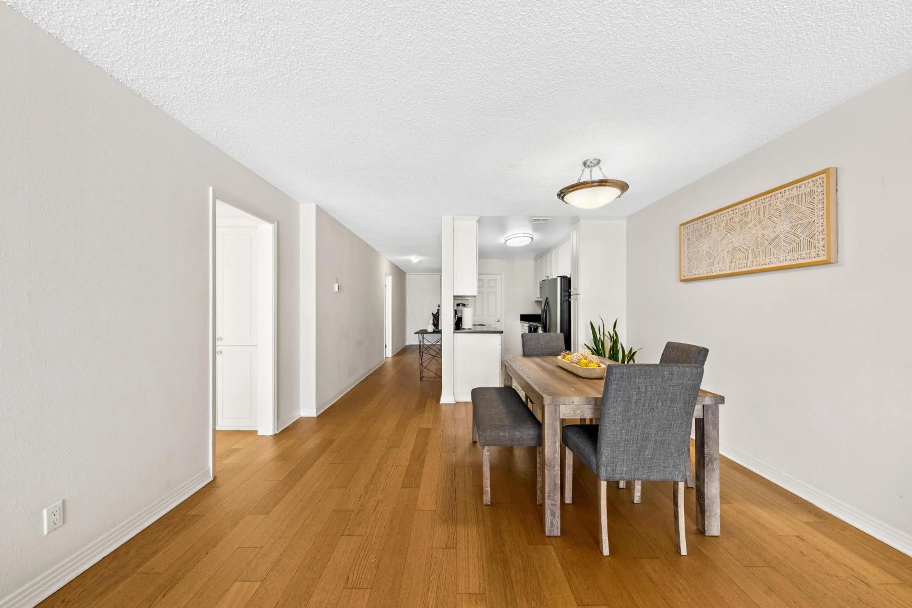 Dining area in The tulip Marina Highrise with ocean view