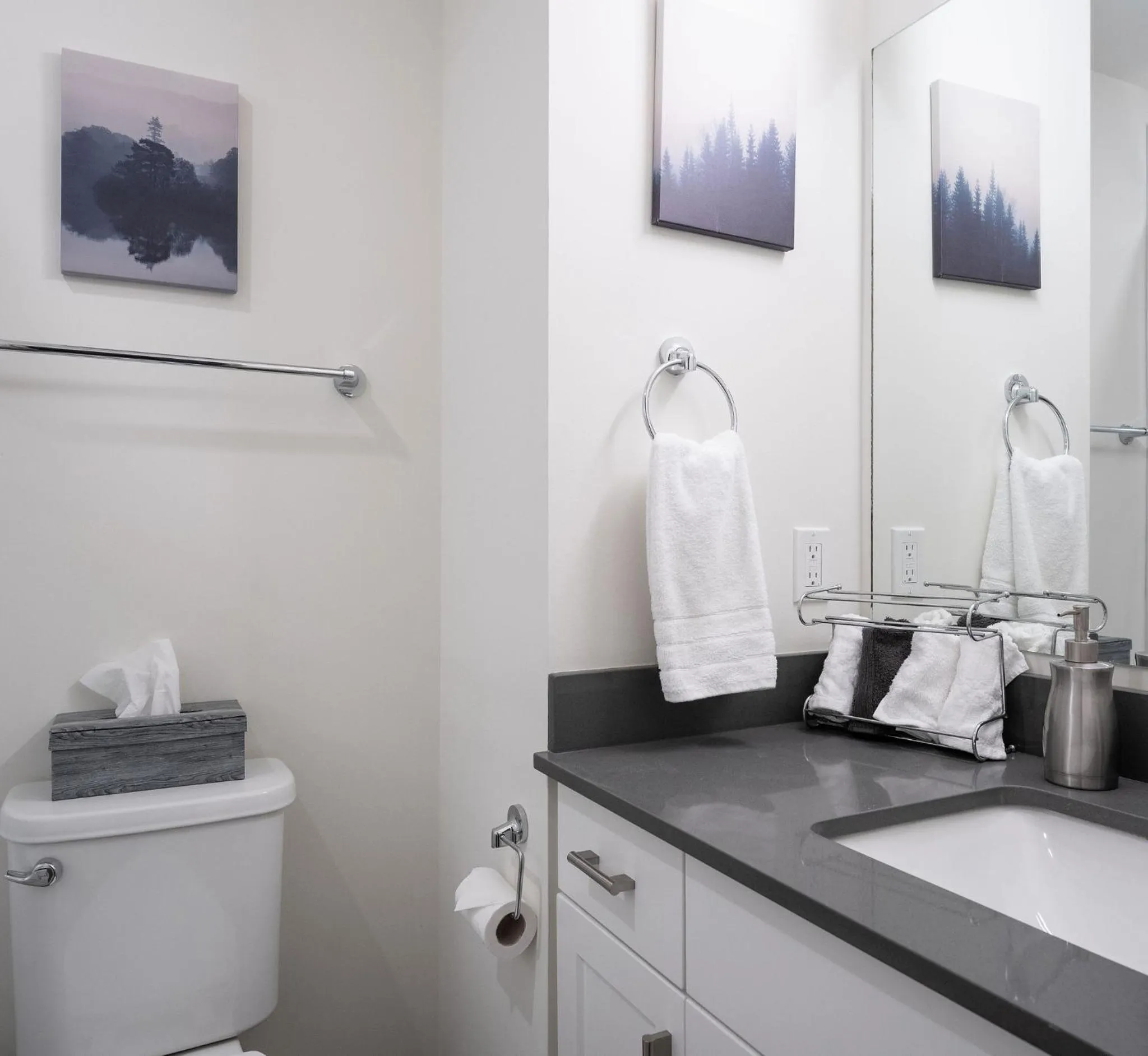 Bathroom in Alpine Escape by Revelstoke Vacations