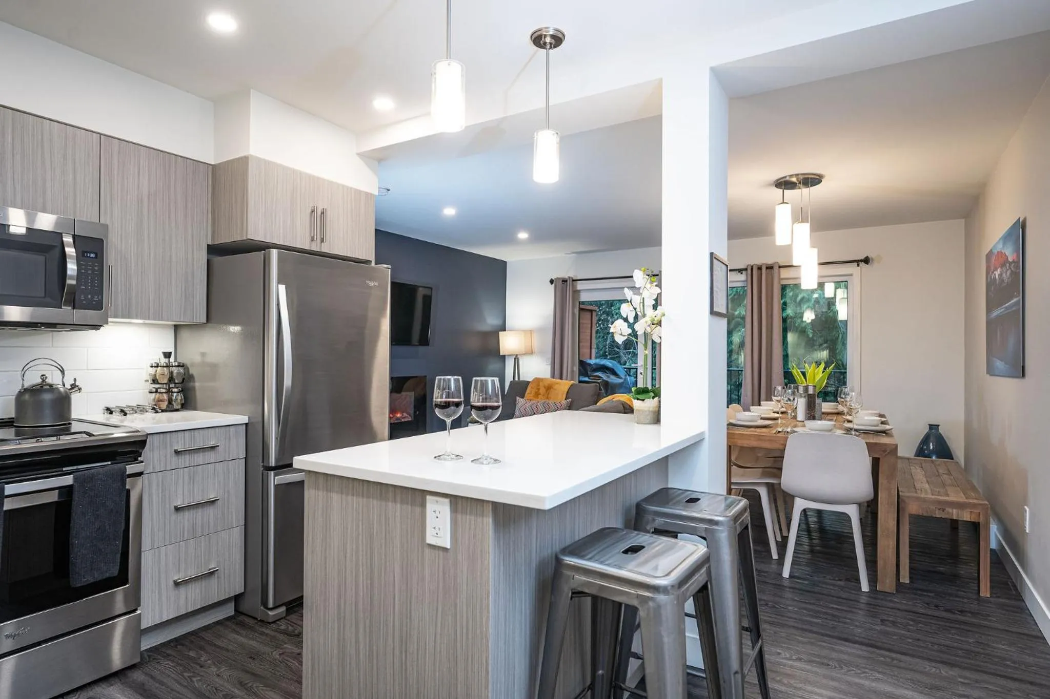 Kitchen or kitchenette in Alpine Escape by Revelstoke Vacations