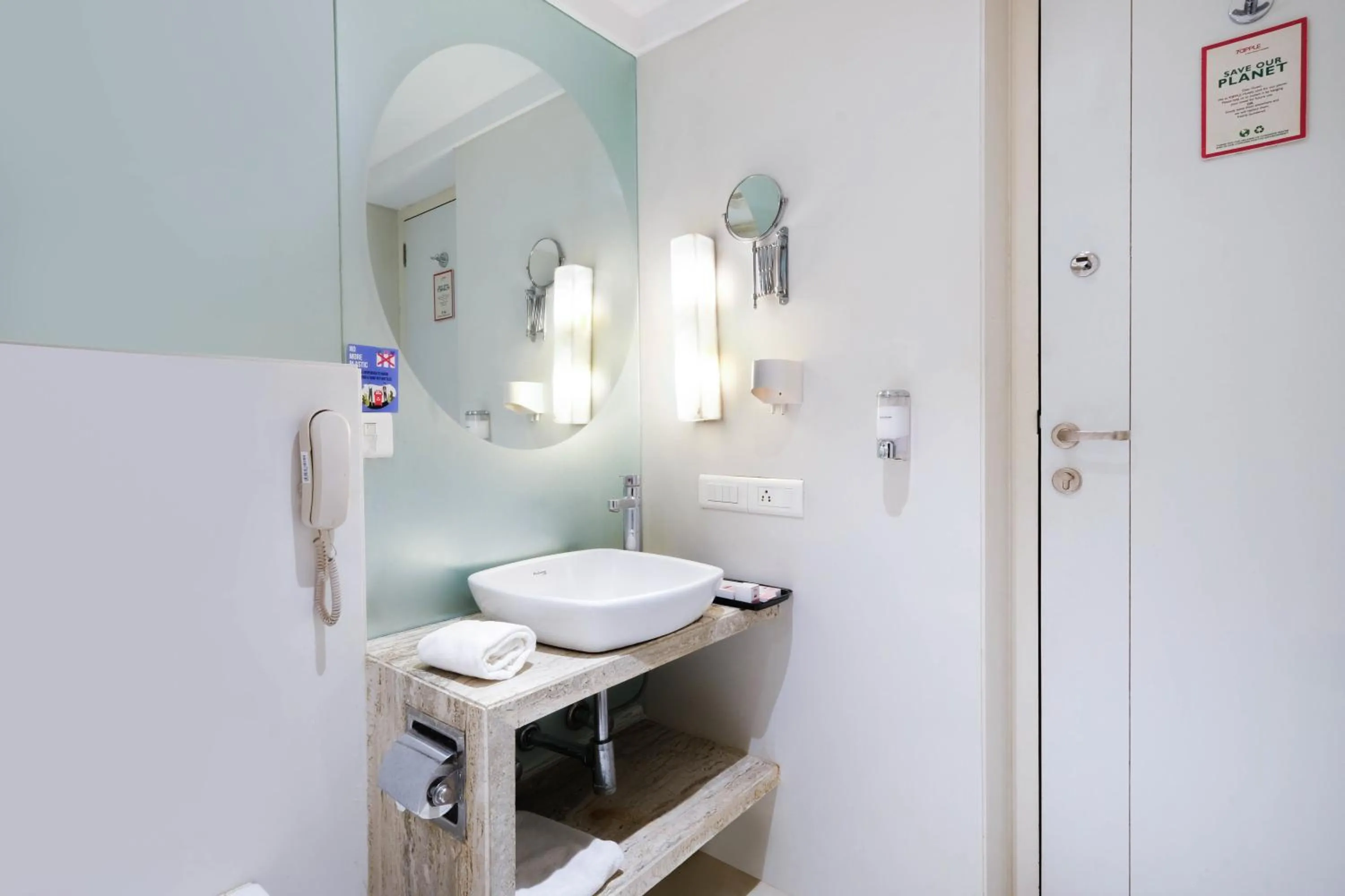 Toilet in 7 Apple Hotel Pimpri Pune