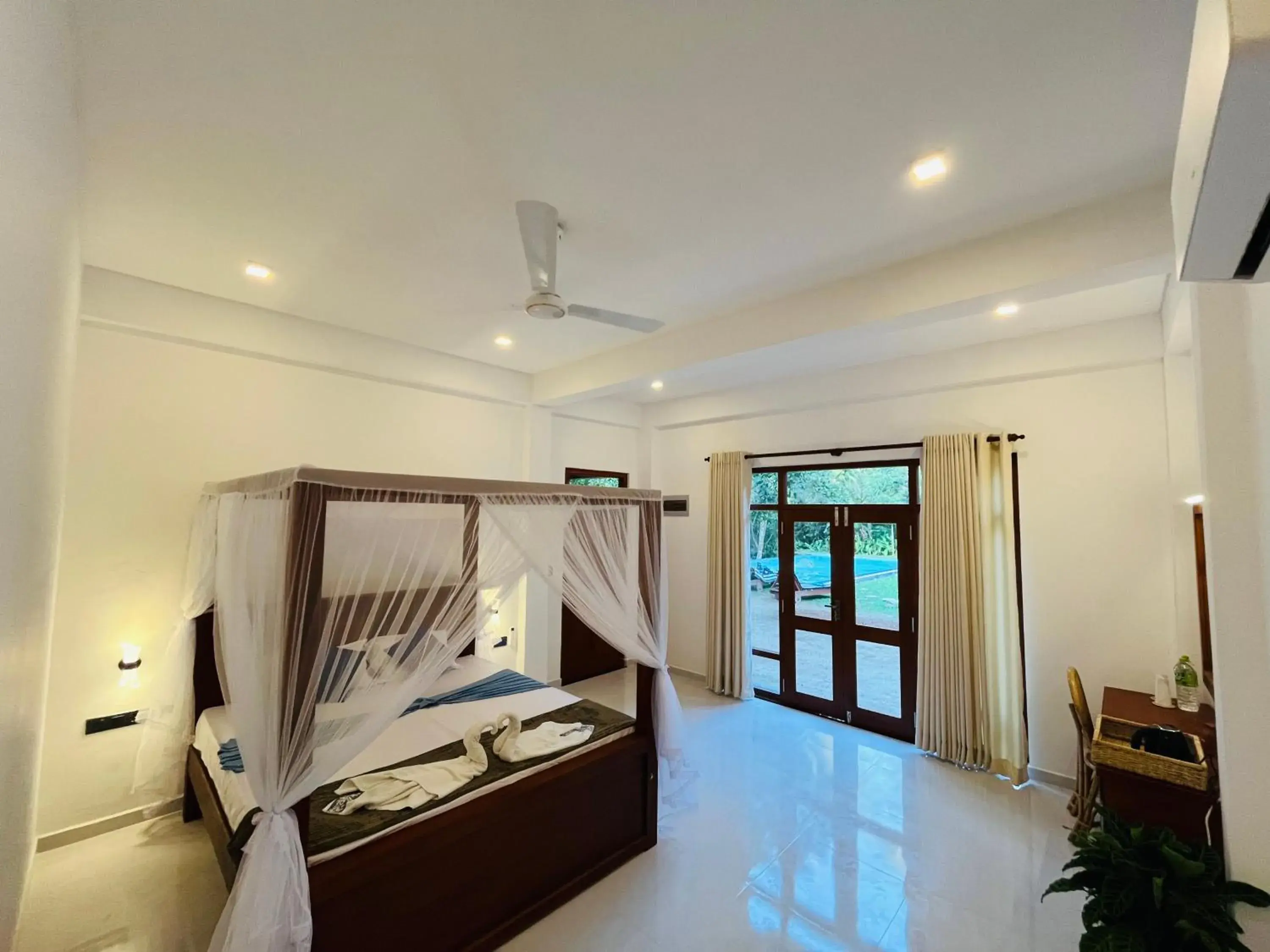 Double Room with Pool View in Chitra Ayurveda Double Room with Pool View in Chitra Ayurveda