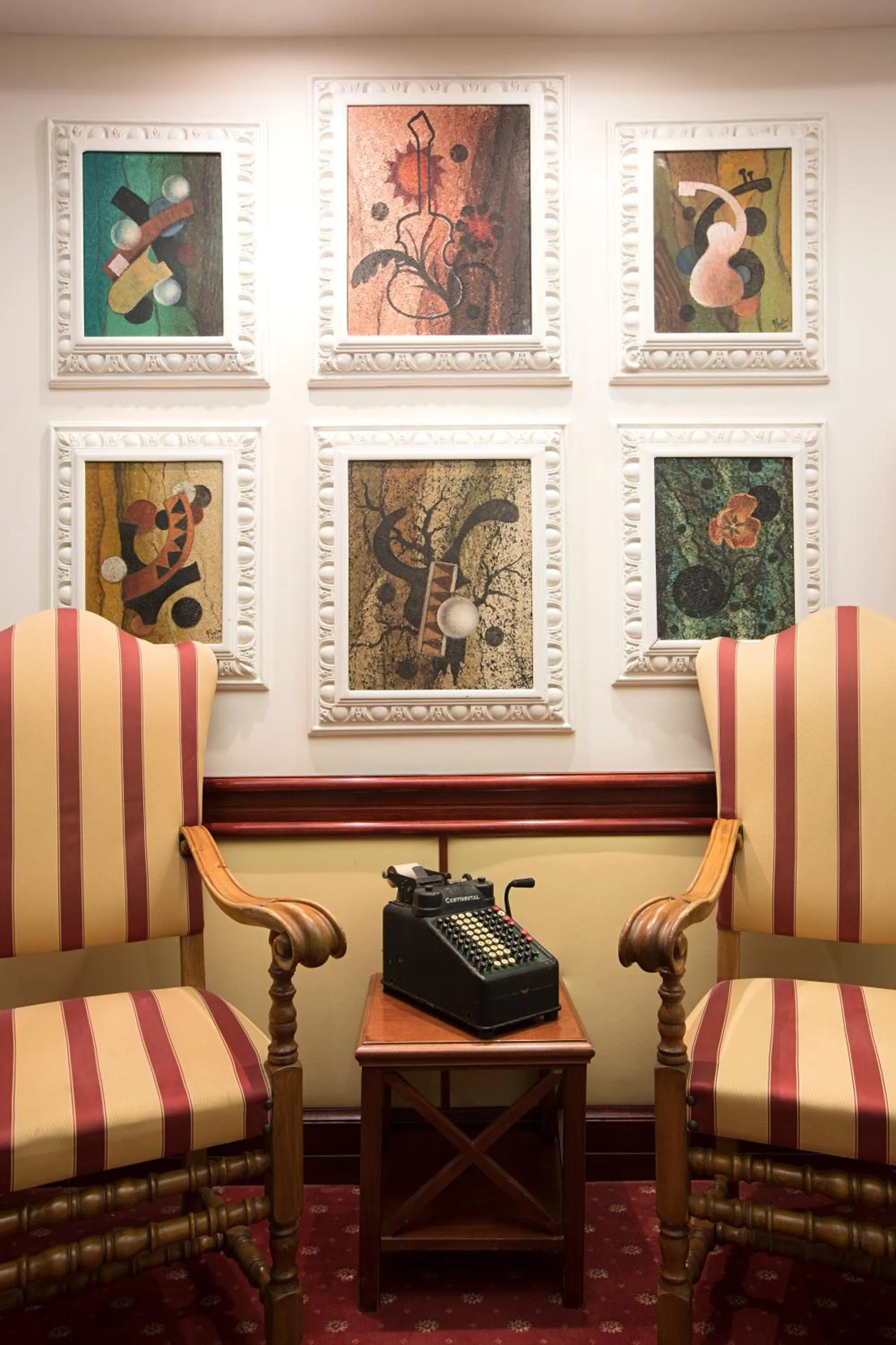 Decorative detail in The Britannia Hotel