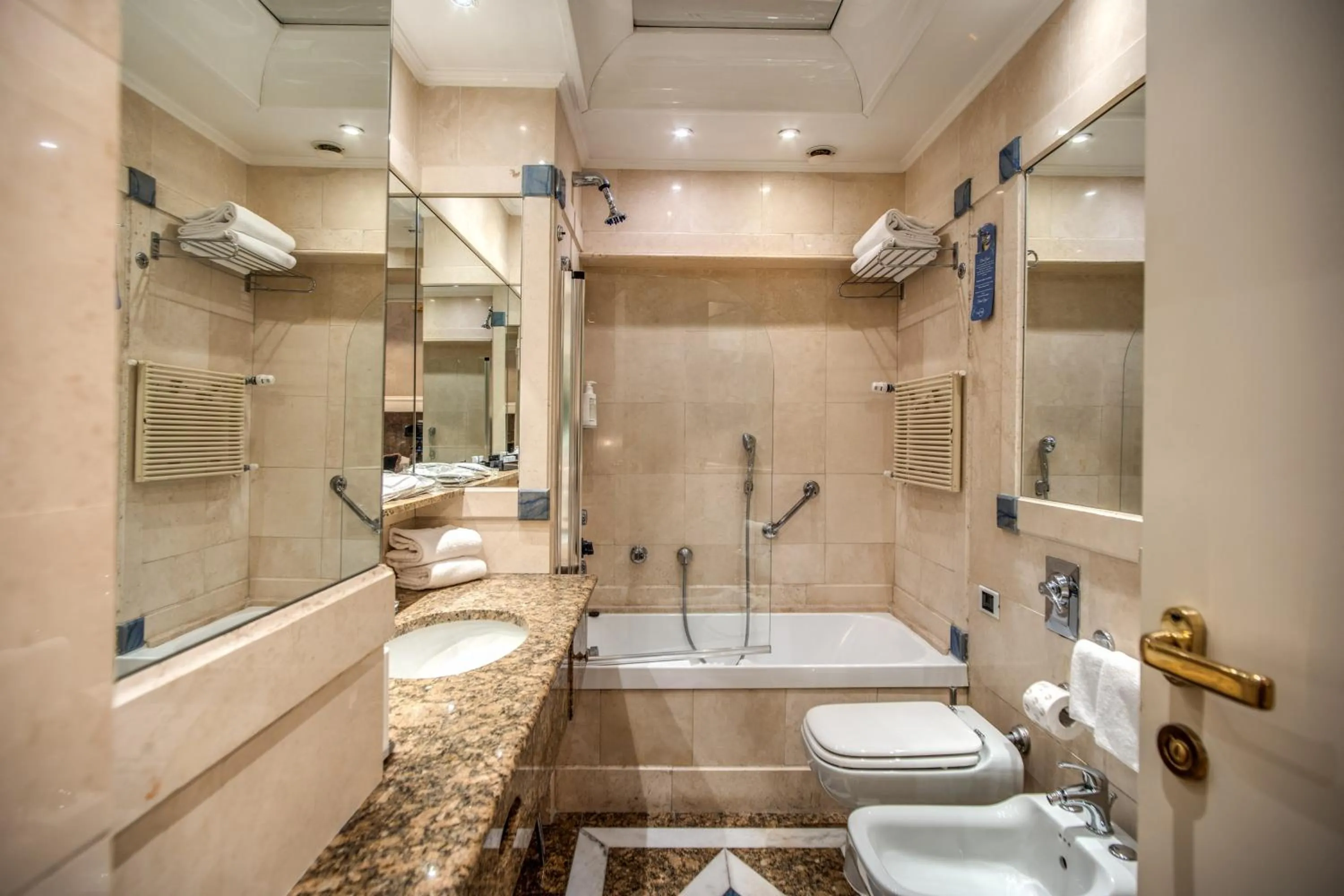 Shower in The Britannia Hotel