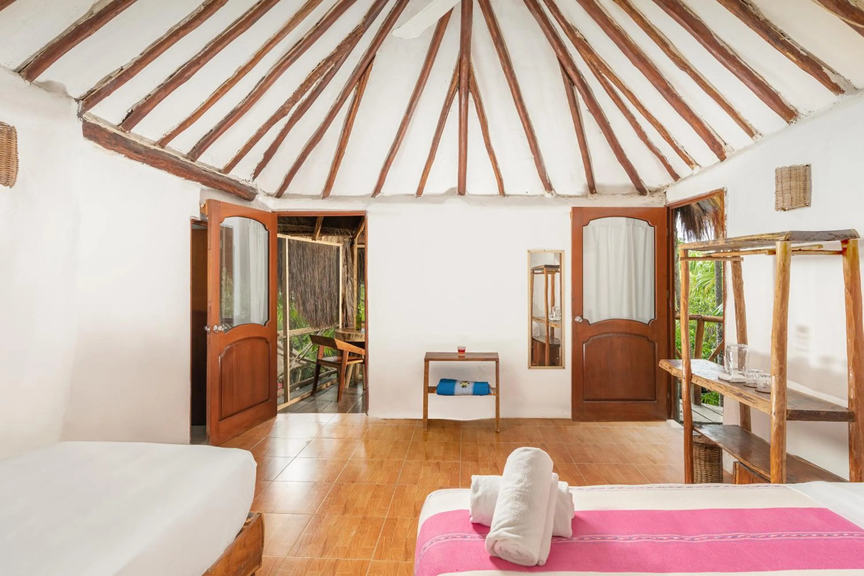 Bedroom, Bed in Yaxchen Tulum Cabañas & Cenote