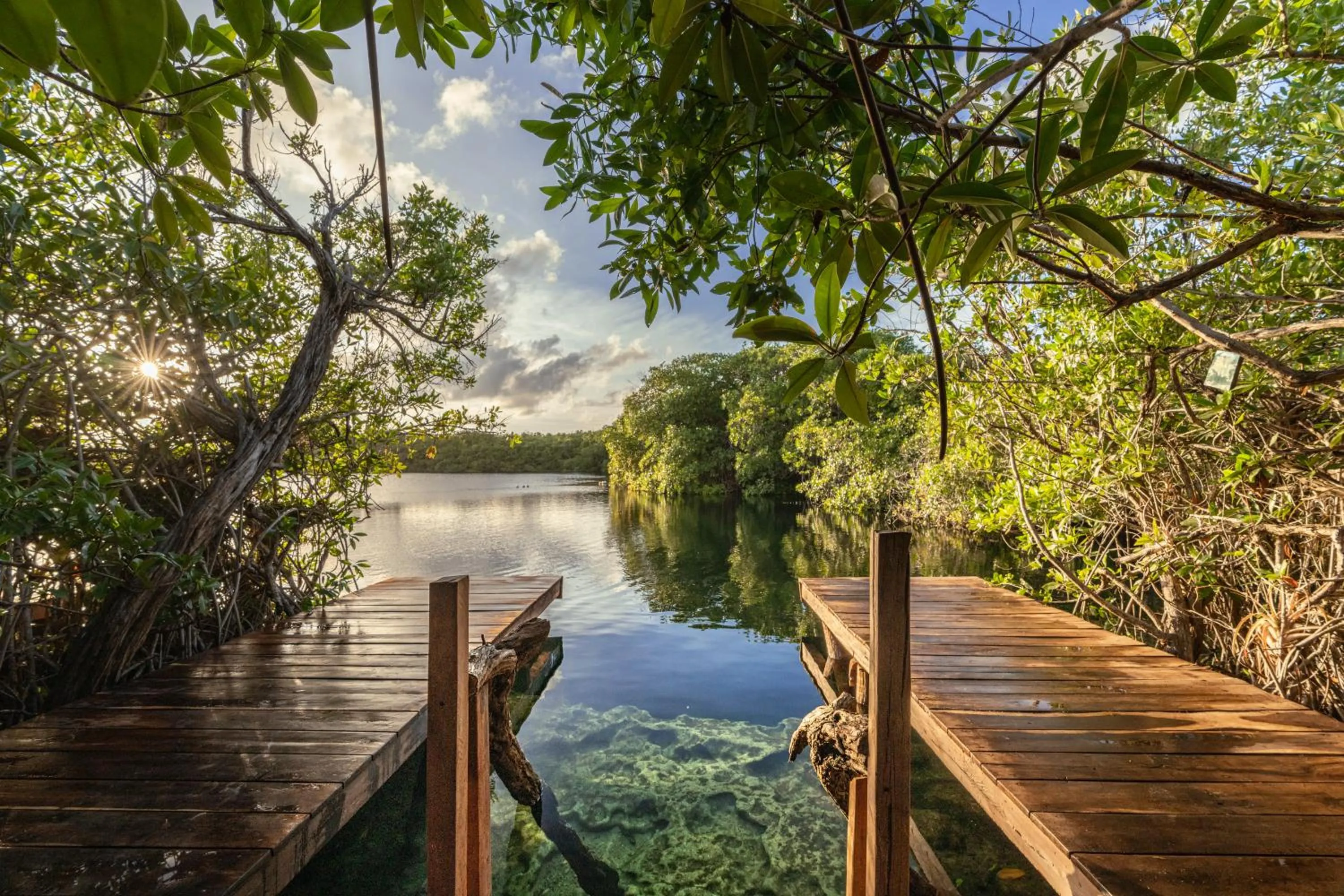 Lake view in Yaxchen Tulum Cabañas & Cenote