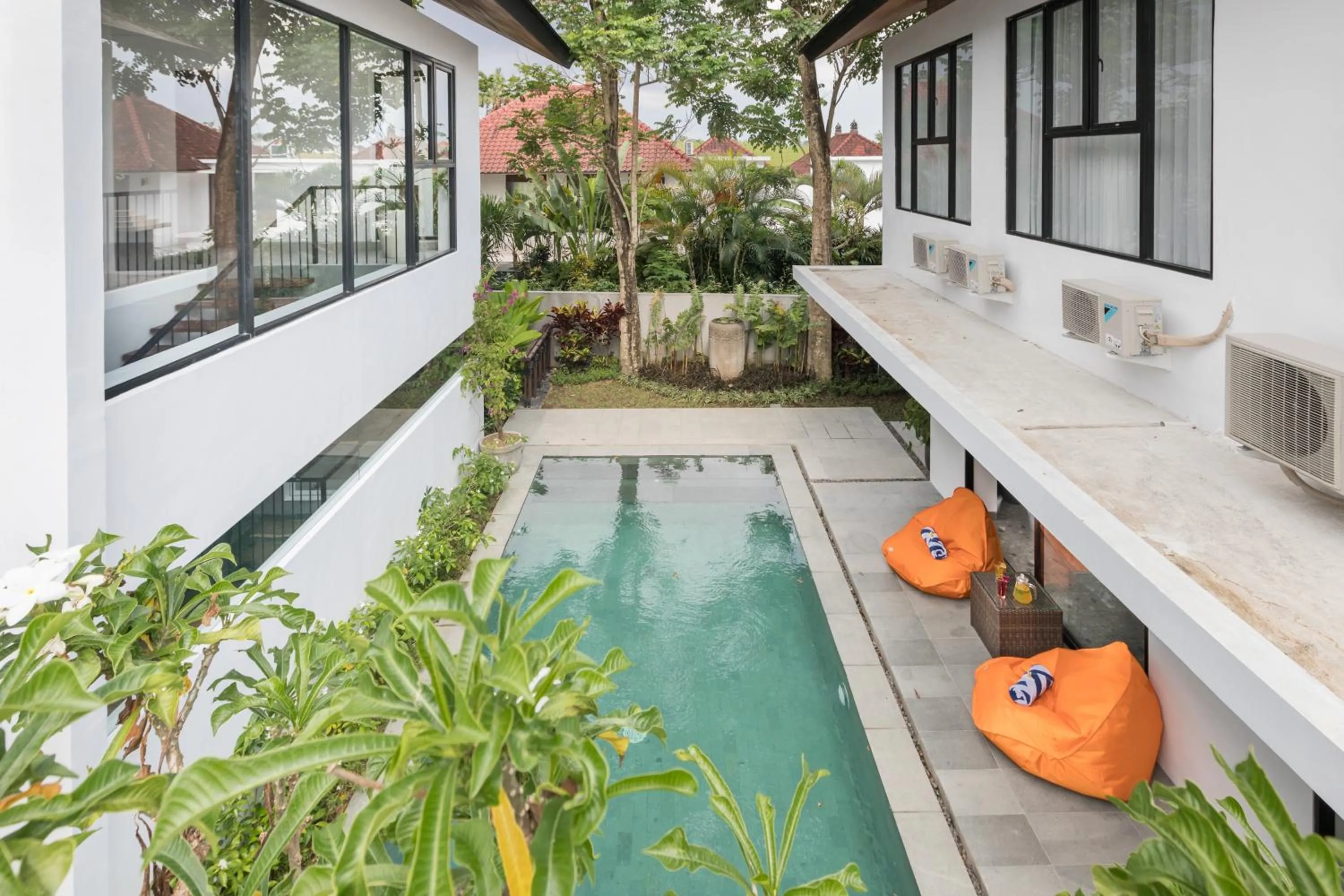 Pool view in Villa Daun 3 Canggu by Premier Hospitality Asia