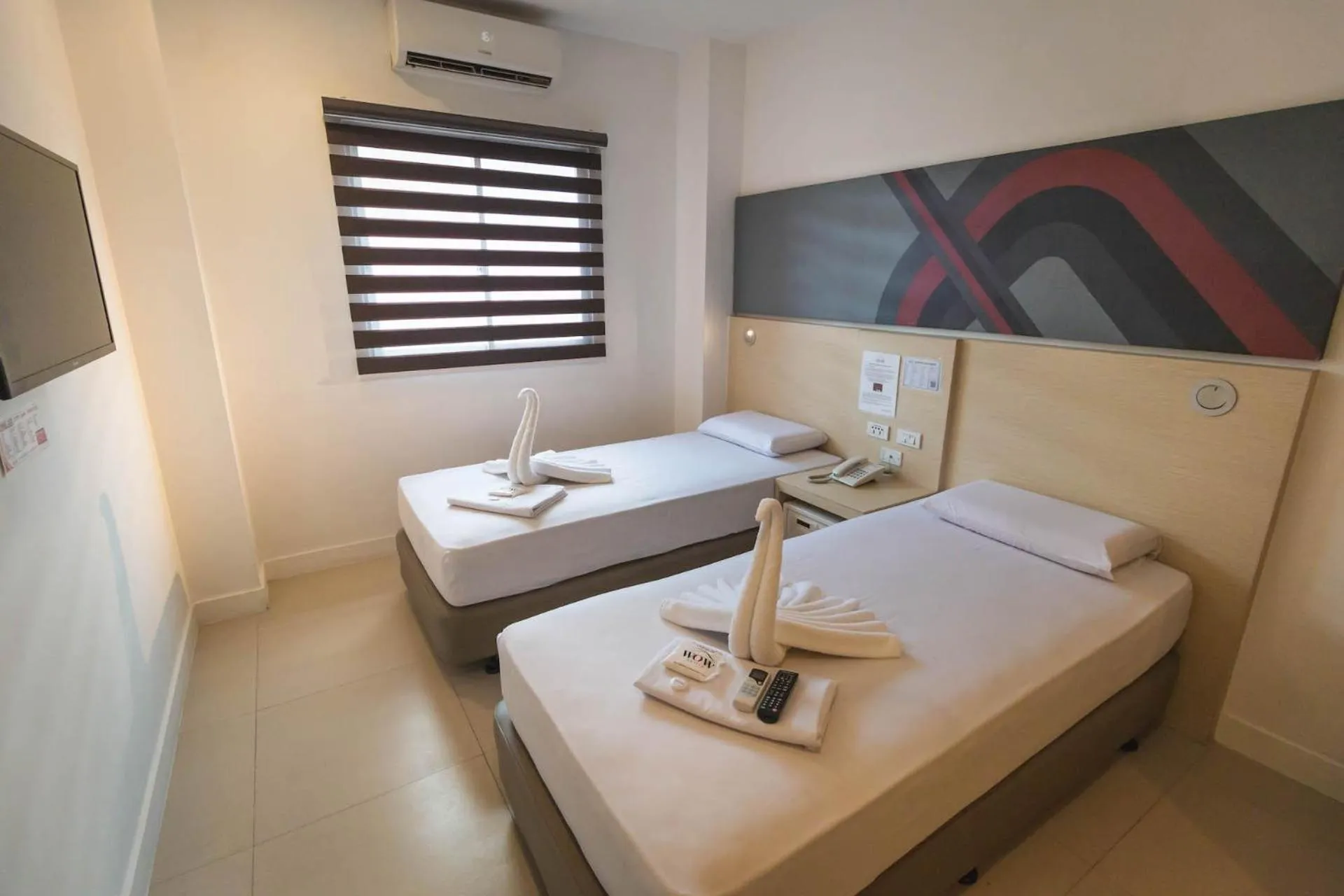 Bed in Wow Budget Hotel Cubao