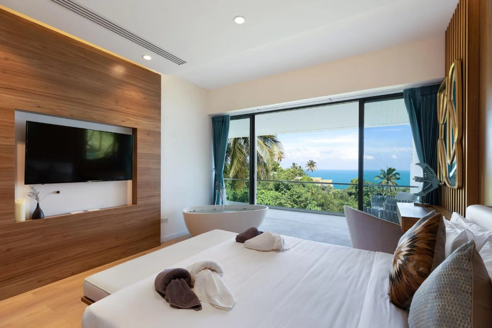 Bedroom, Bed in Villa The Wave 2 Residence