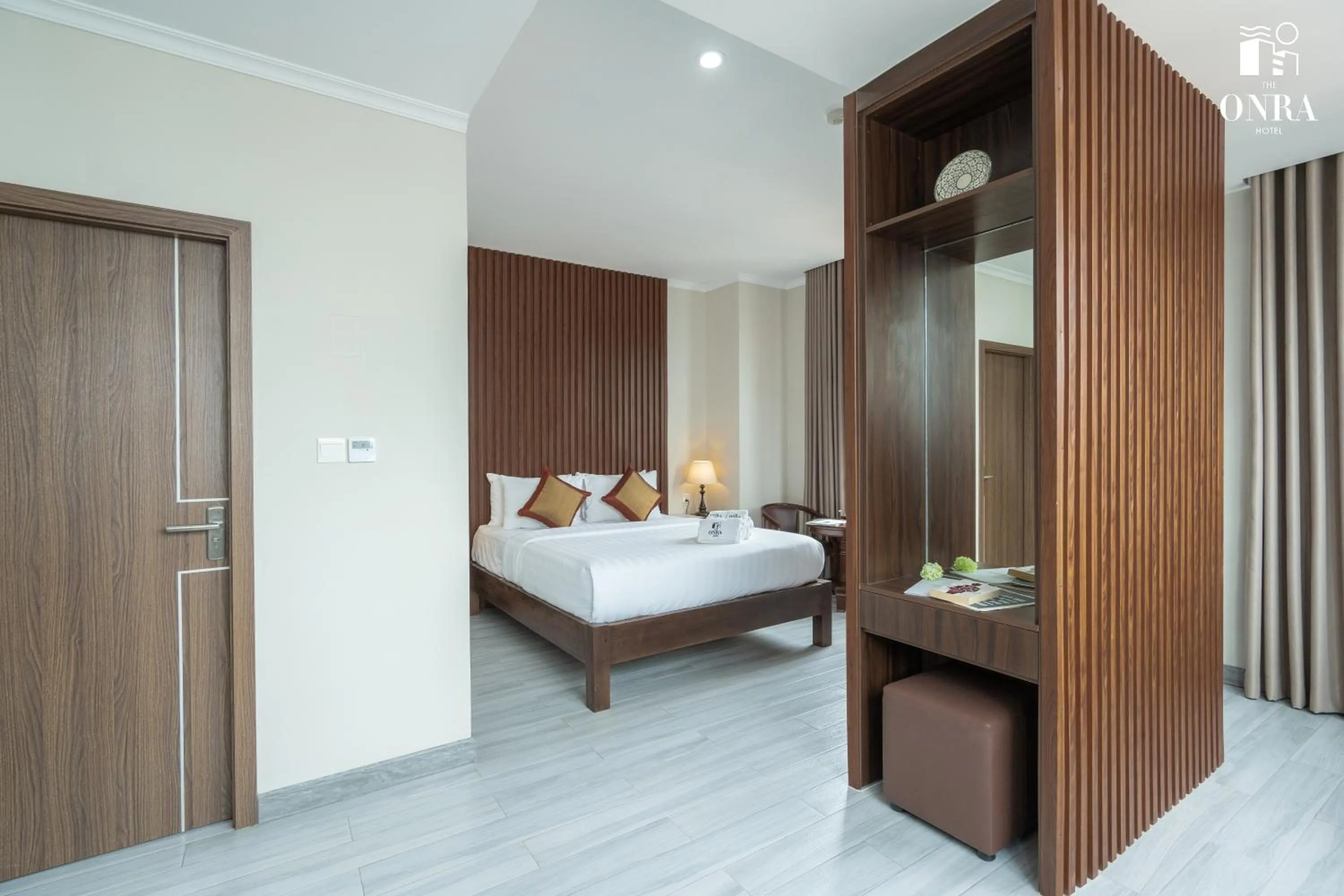 Bed in The ONRA Hotel