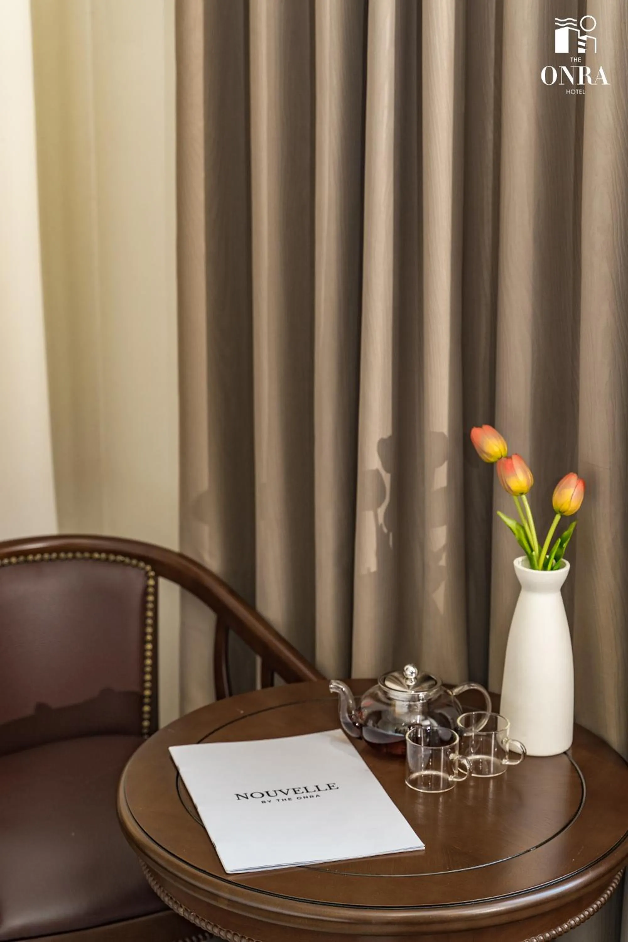 Seating area in The ONRA Hotel