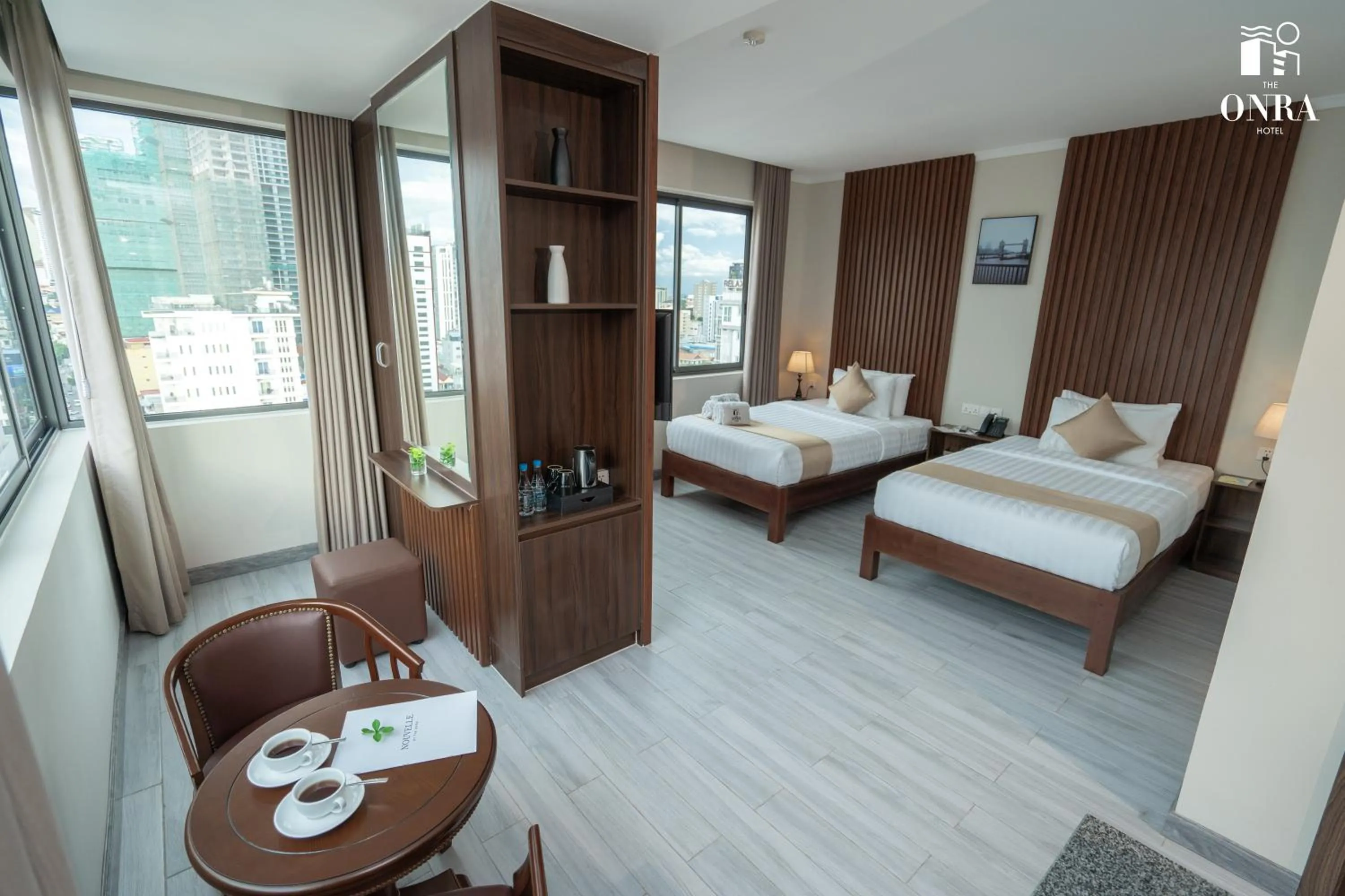 Bed in The ONRA Hotel