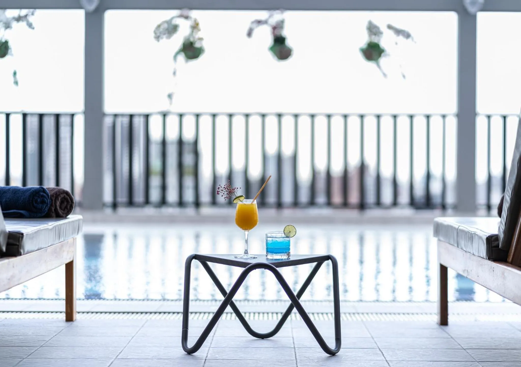 Swimming pool in The ONRA Hotel