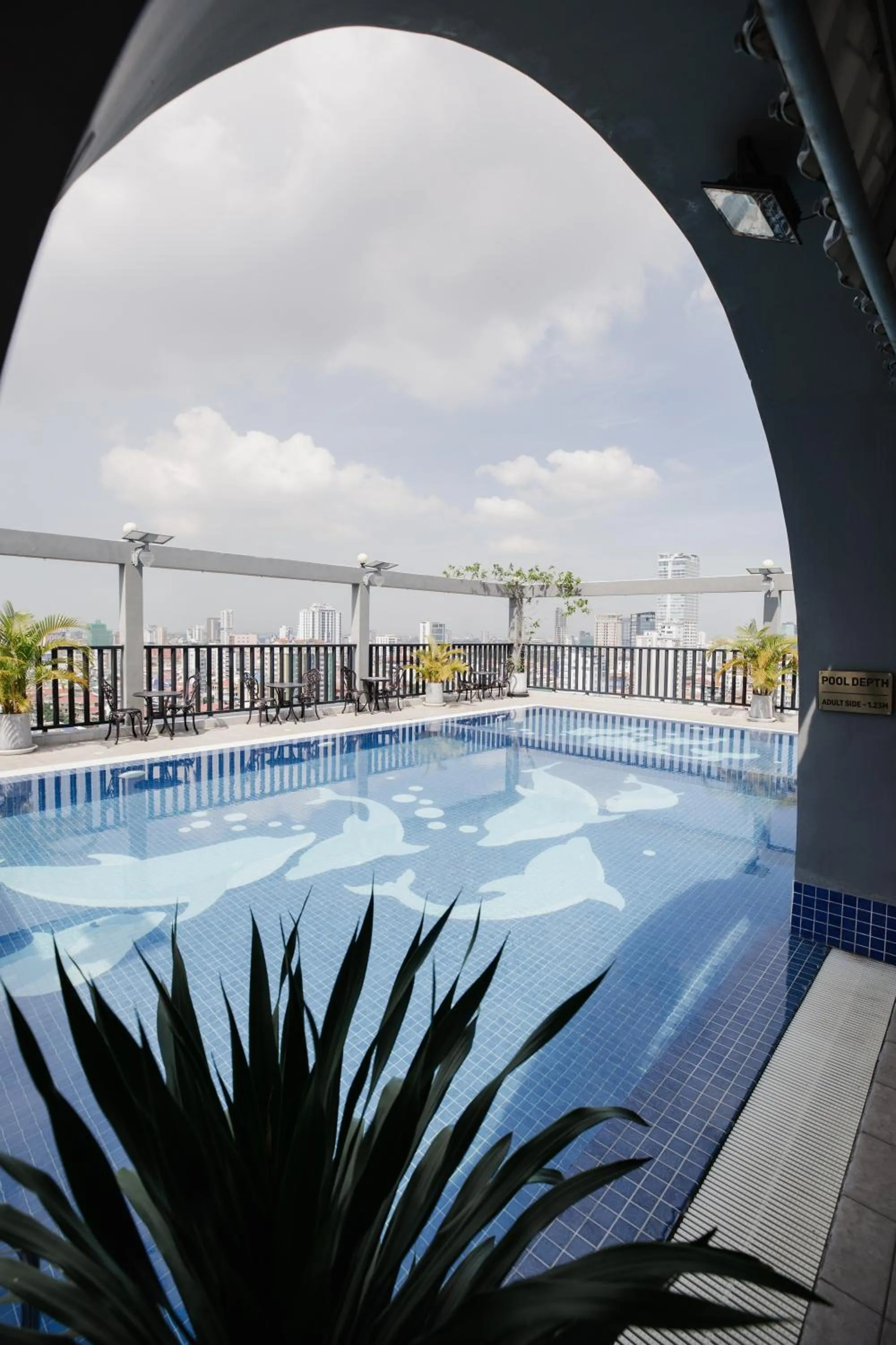 Swimming pool in The ONRA Hotel