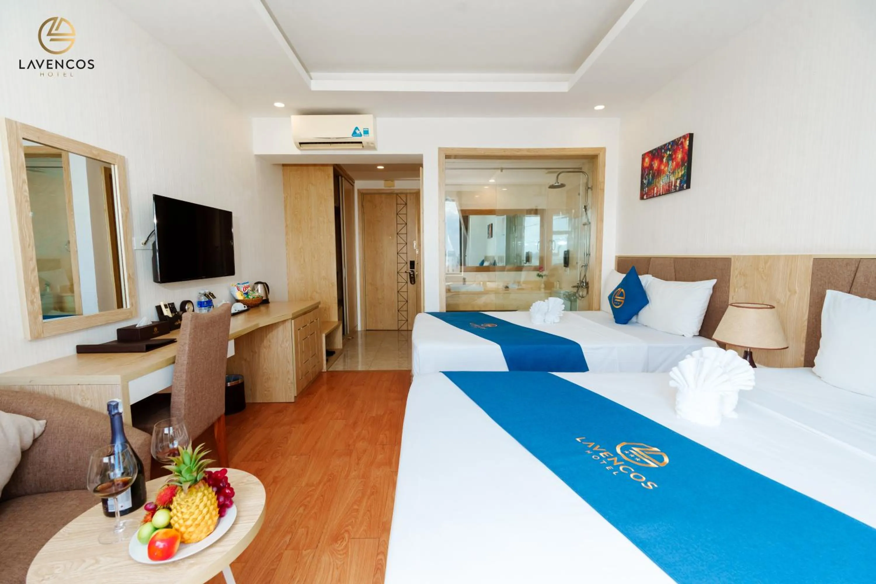 Bed in Lavencos Hotel Da Nang