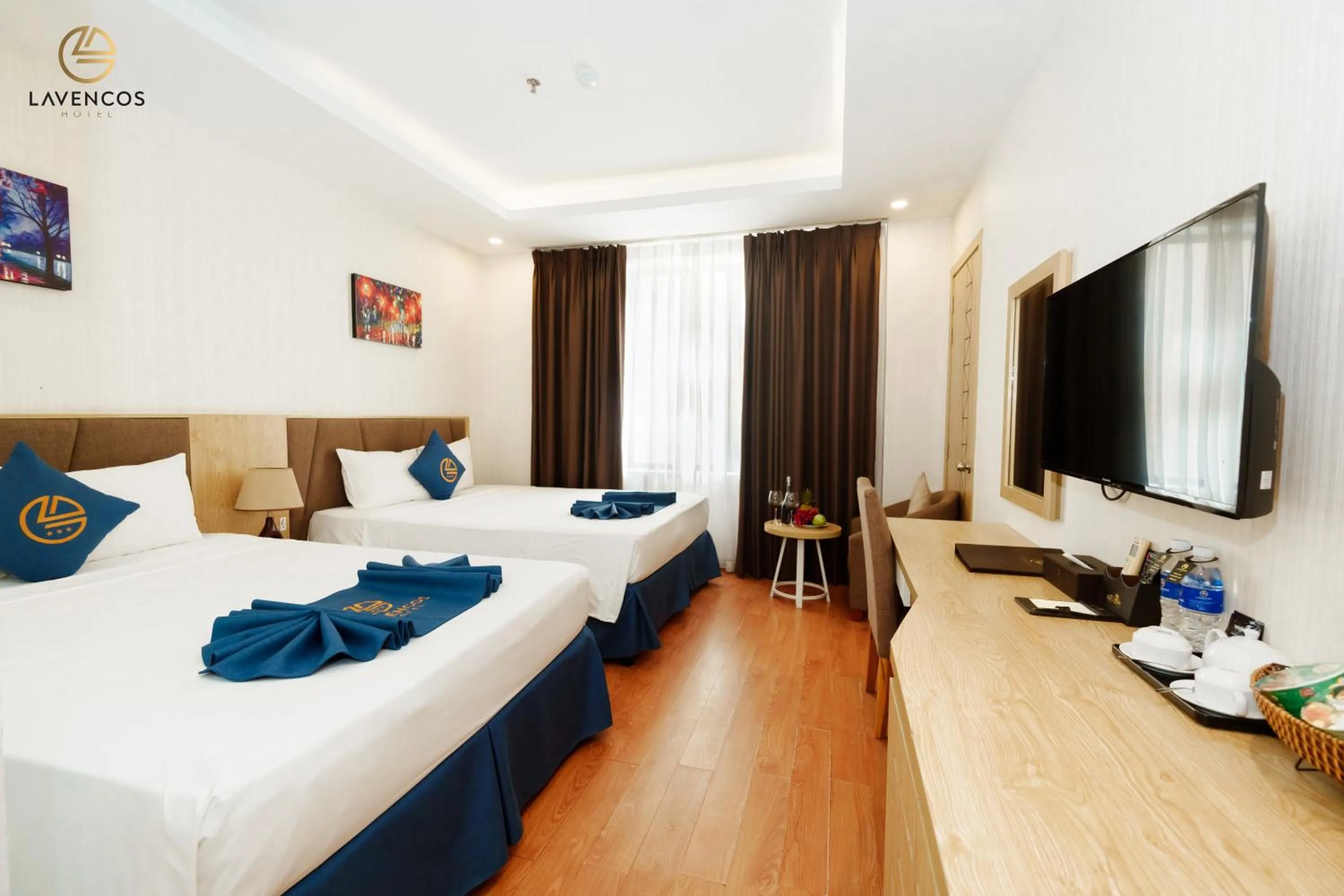 Bed in Lavencos Hotel Da Nang