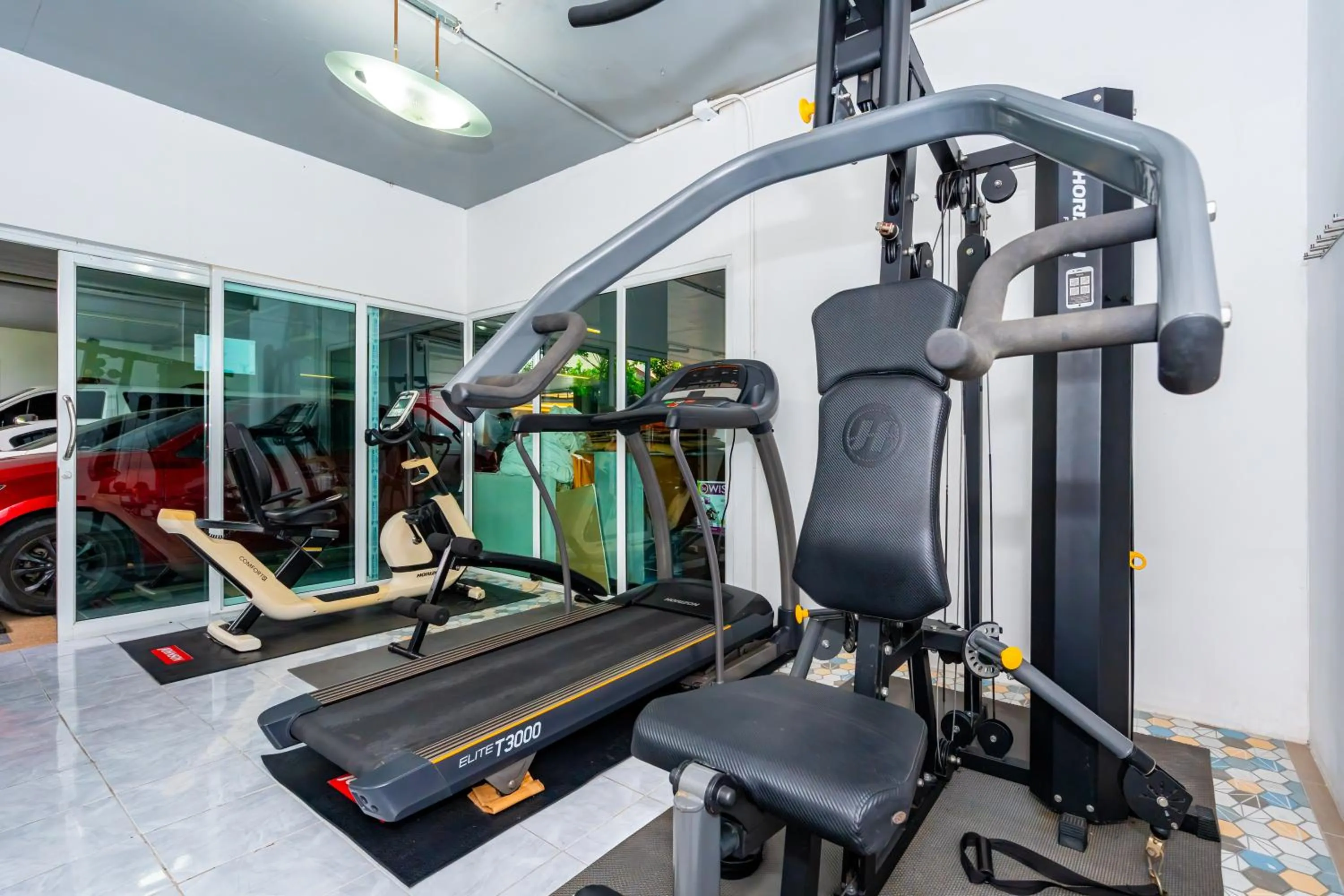 Fitness centre/facilities in The Cheetar Hotel