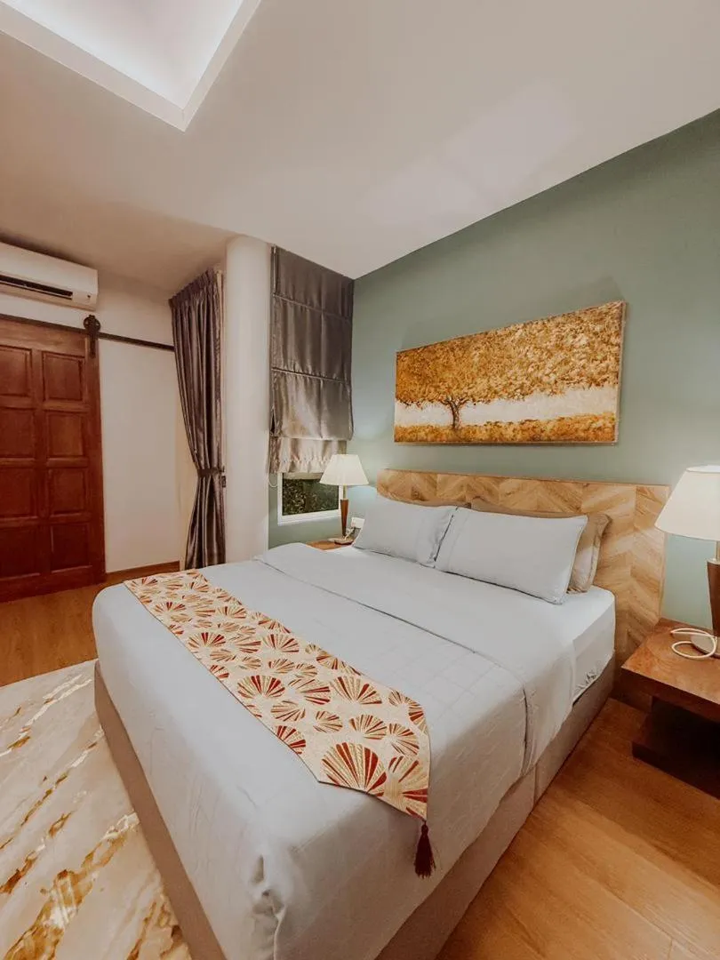 Bed in Royale Riviera Resort Private Pool Villas