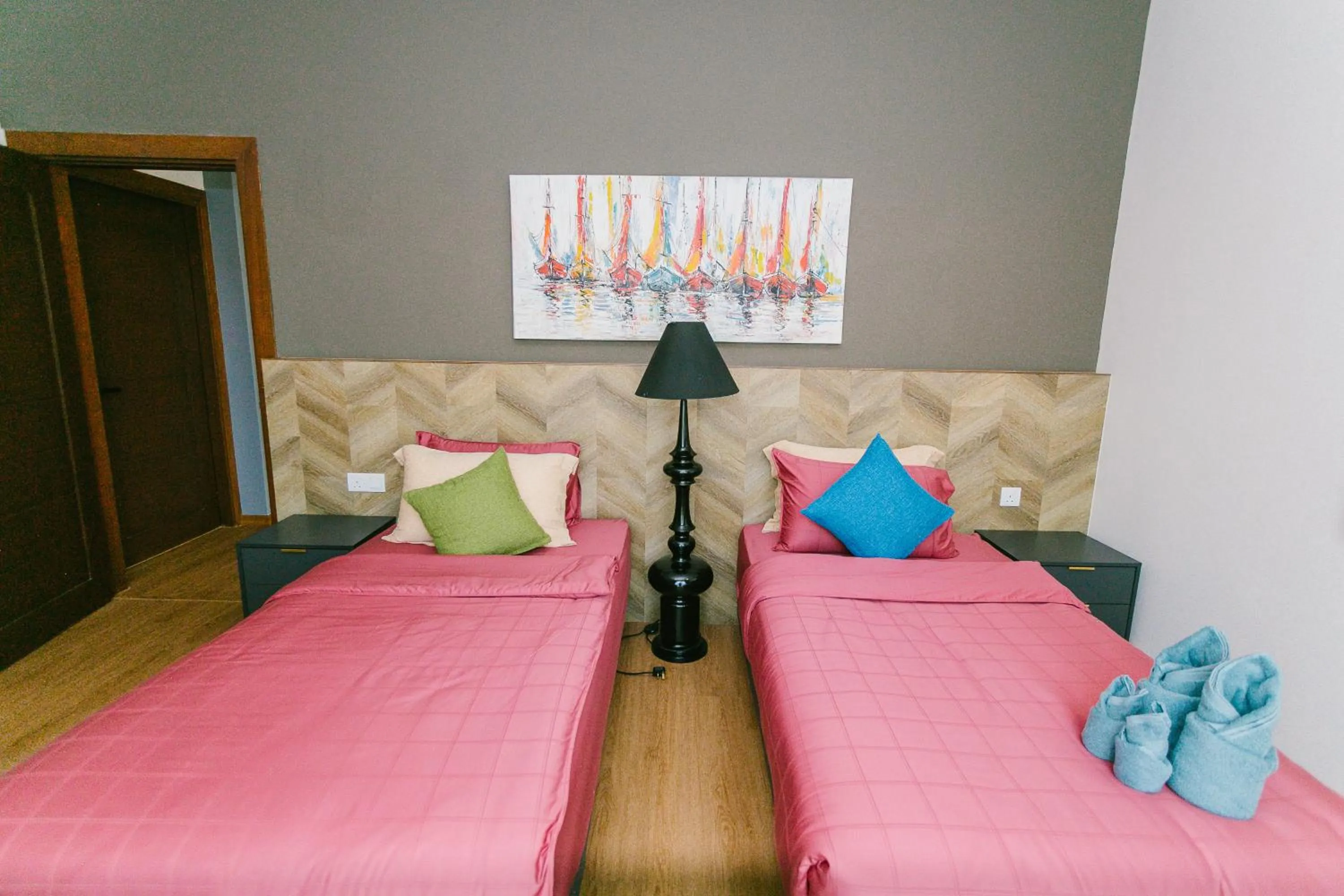 Bed in Royale Riviera Resort Private Pool Villas