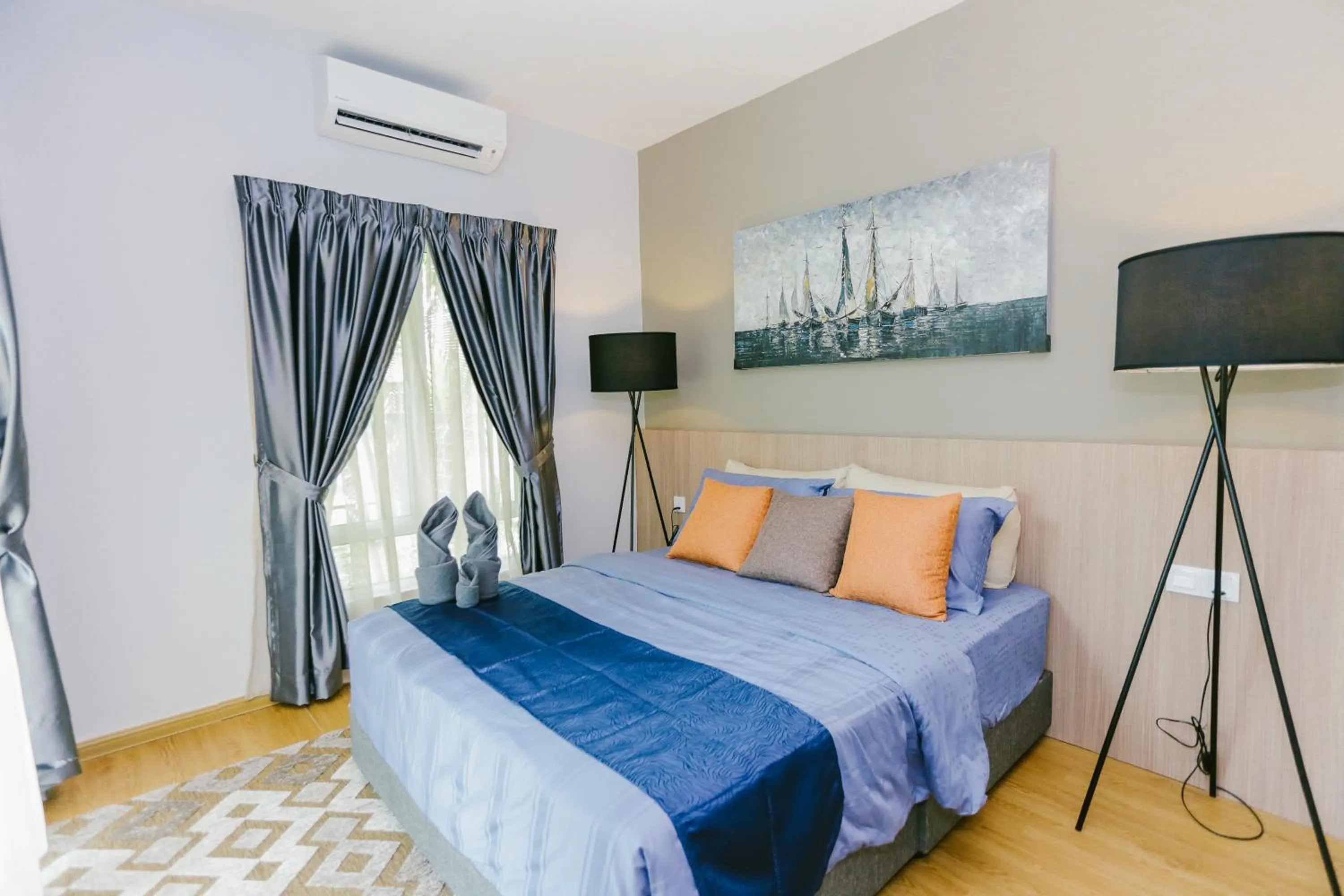 Bed in Royale Riviera Resort Private Pool Villas