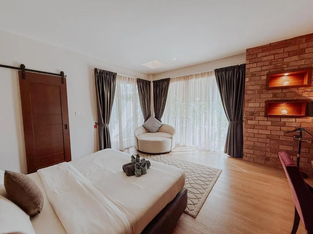 Bed in Royale Riviera Resort Private Pool Villas